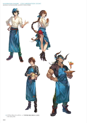 bộ granblue fantasy グランブルーファンタジー graphic archive v extra works - Ảnh 11