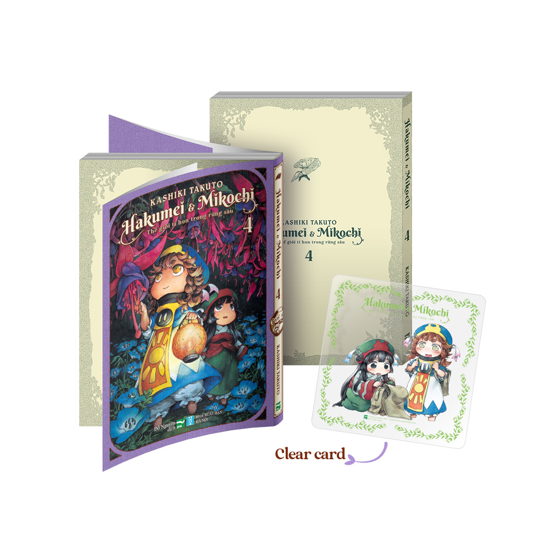 Bộ Hakumei Và Mikochi - Thế Giới Tí Hon Trong Rừng Sâu - Tập 4 - Bản Đặc Biệt - Tặng Kèm Clear Card - Ảnh 2