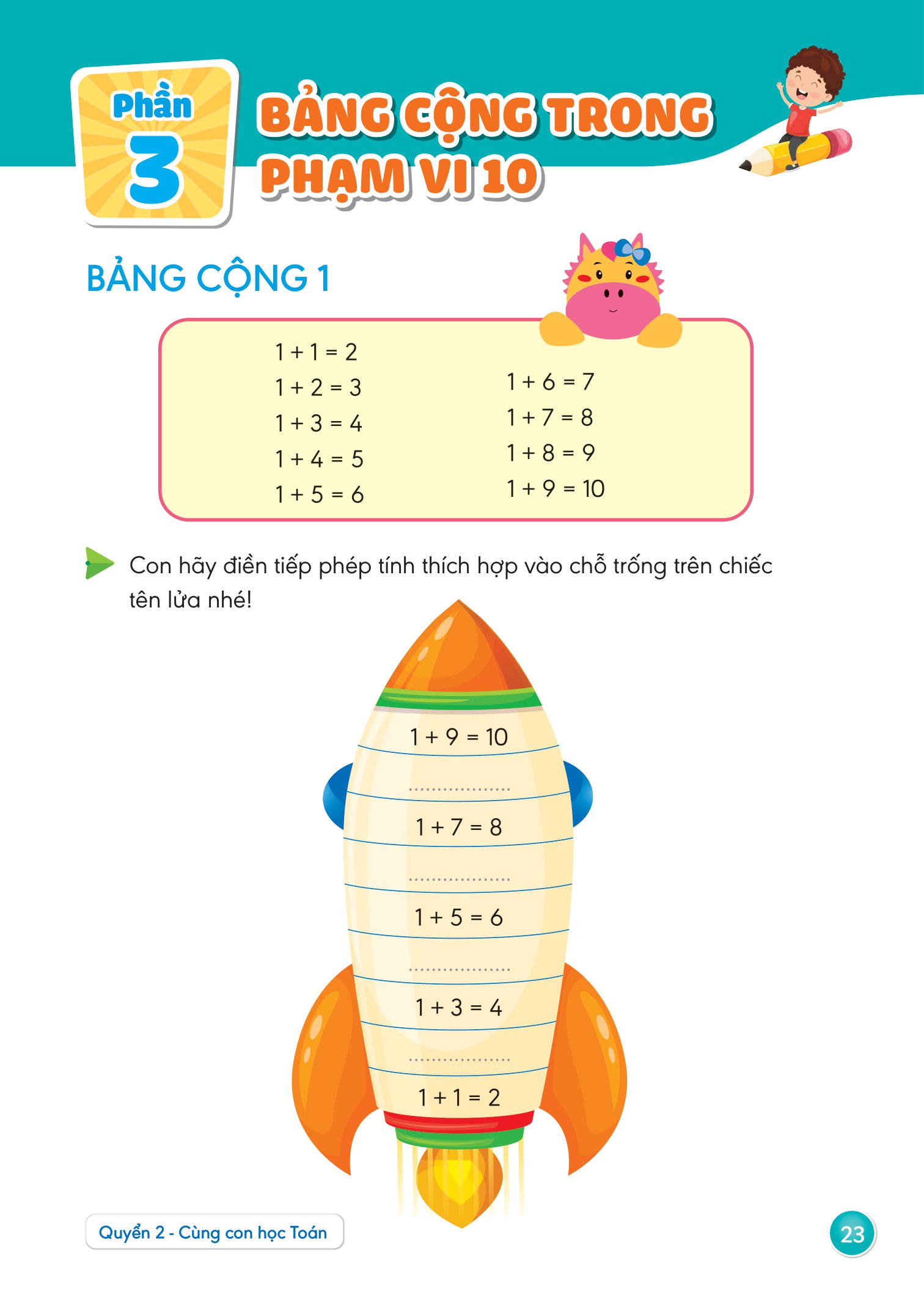 bộ hành trang giúp con tự tin vào lớp 1 - quyển 2: cùng con học toán - Ảnh 7