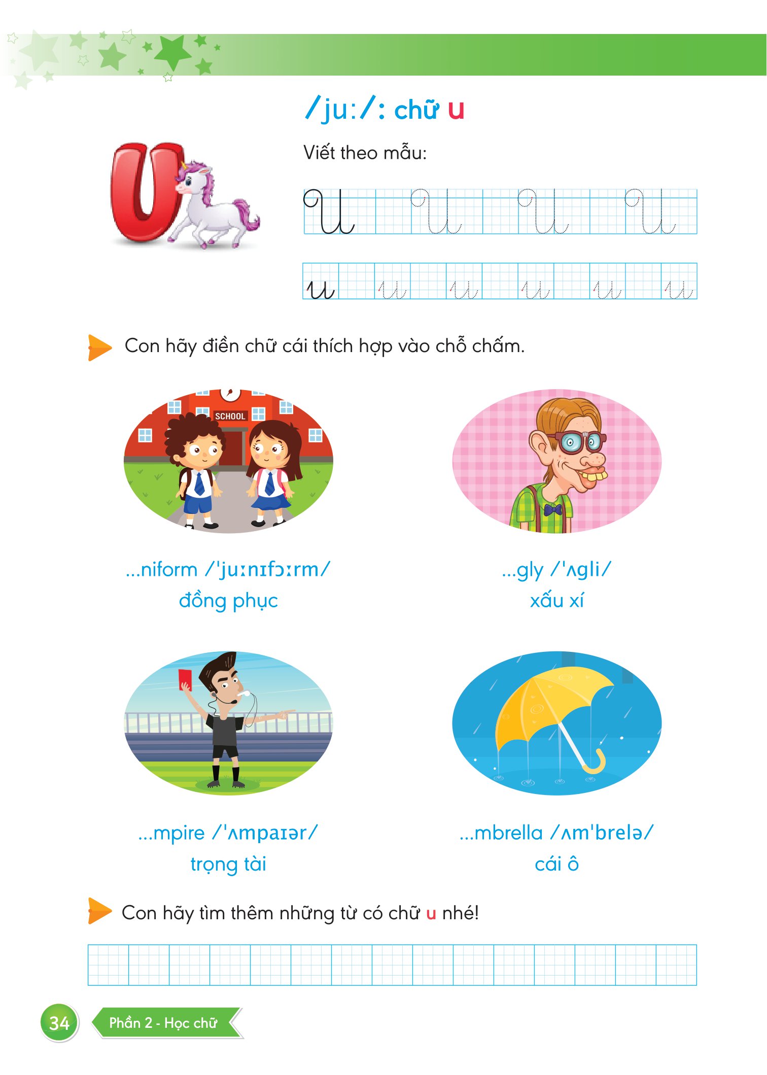 bộ hành trang giúp con tự tin vào lớp 1 - quyển 4: cùng con học tiếng anh - Ảnh 6