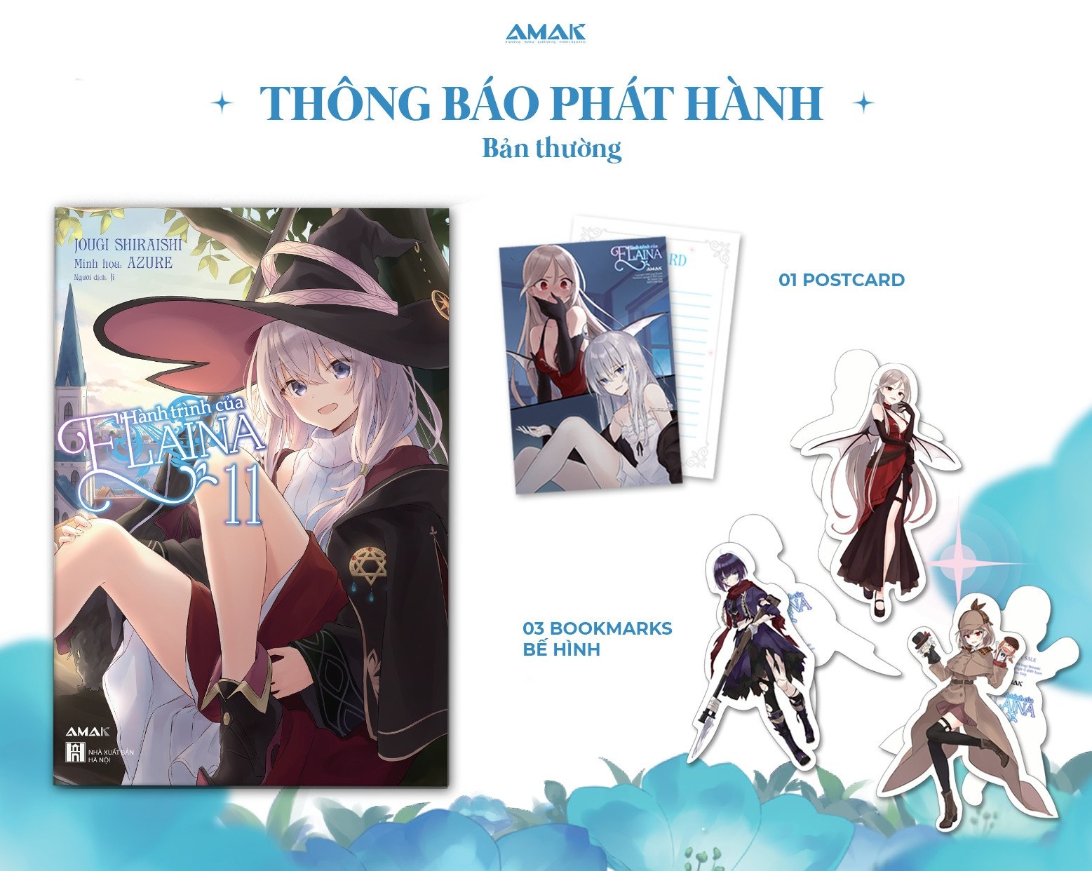 bộ hành trình của elaina - tập 11 - tặng kèm 03 bookmark bế hình nhân vật + 1 postcard - Ảnh 3