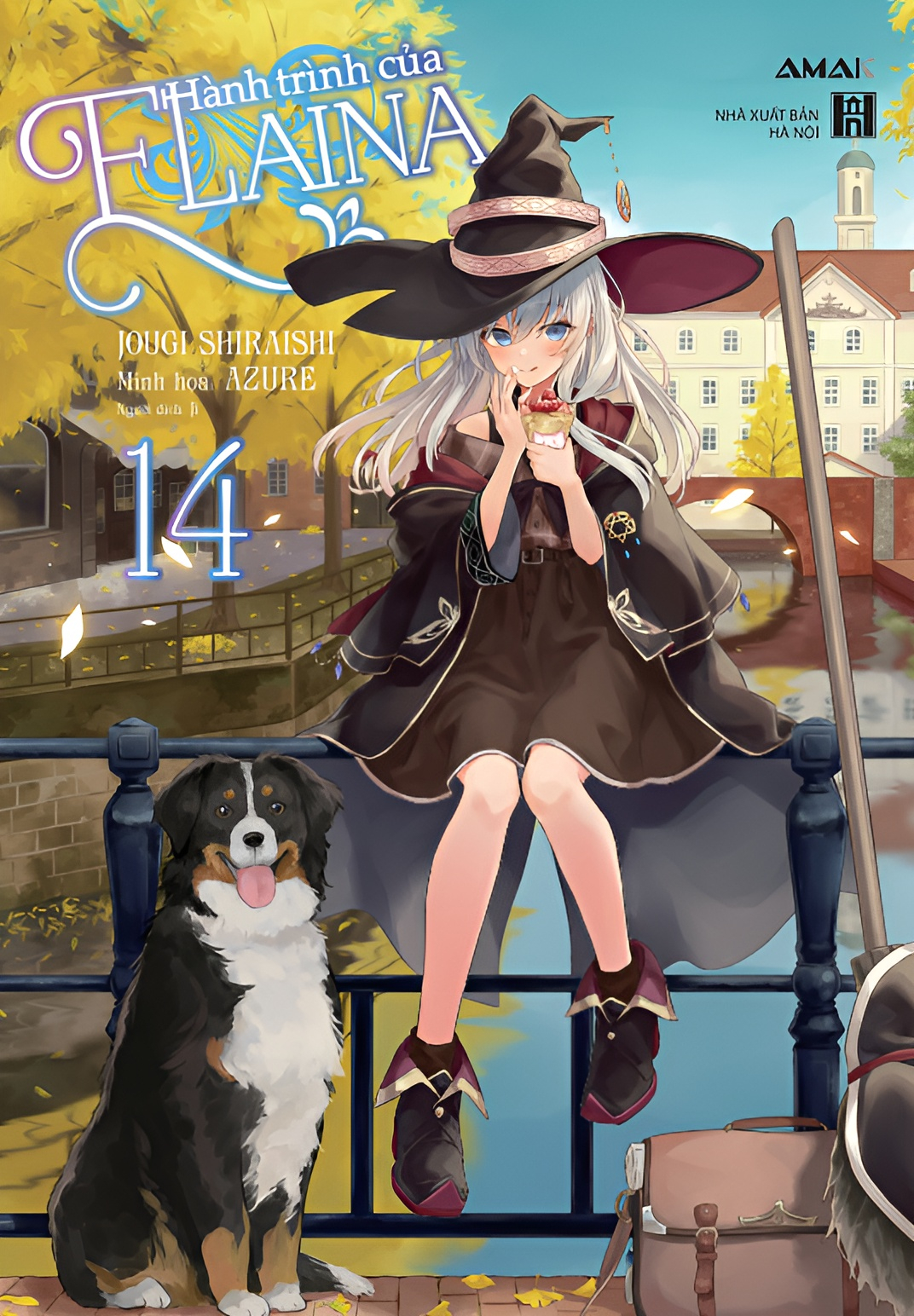 bộ hành trình của elaina - tập 14 - tặng kèm 1 postcard + 1 bình phong giấy hai mặt - Ảnh 3