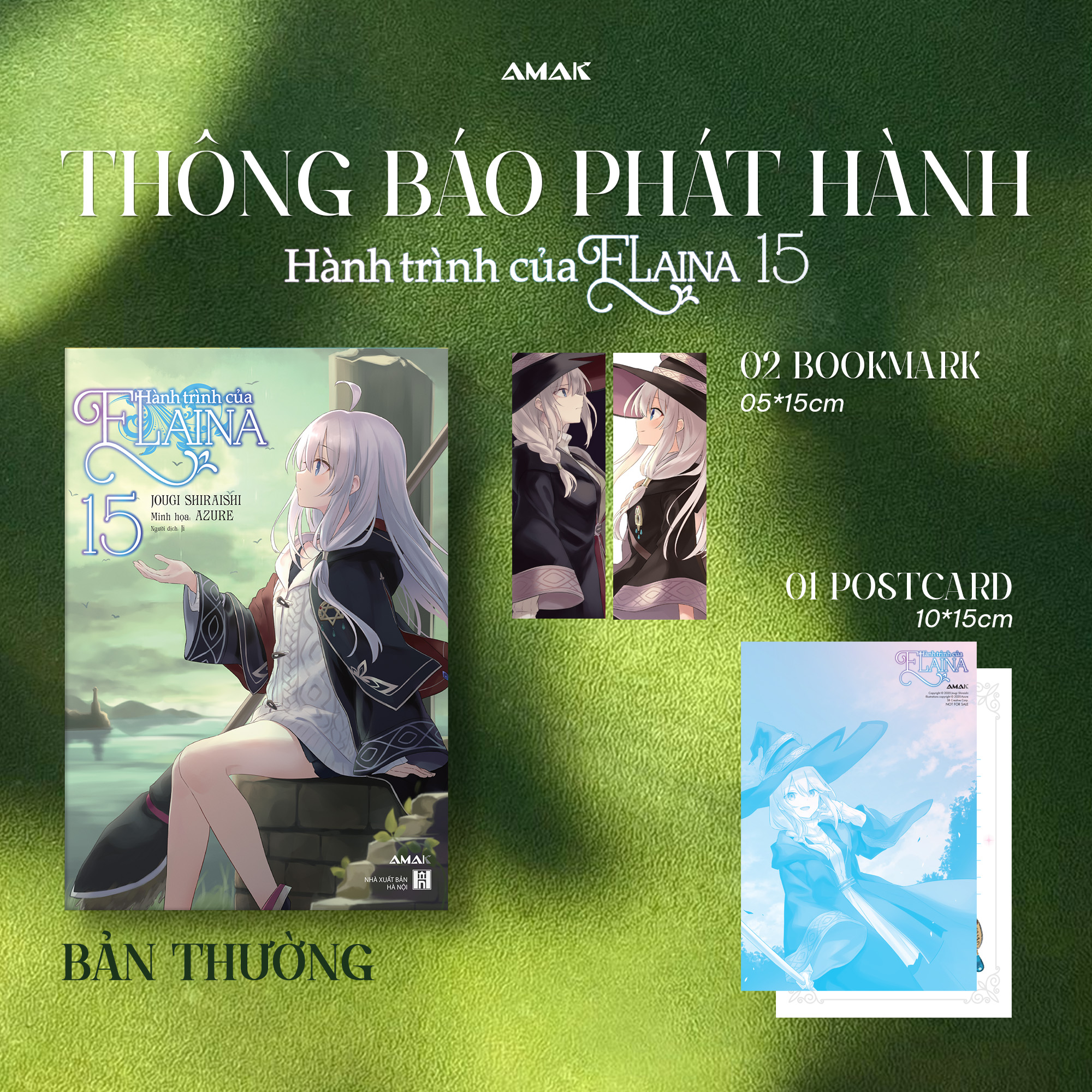 Bộ Hành Trình Của Elaina - Tập 15 - Tặng Kèm 1 Postcard + 2 Bookmark - Ảnh 2