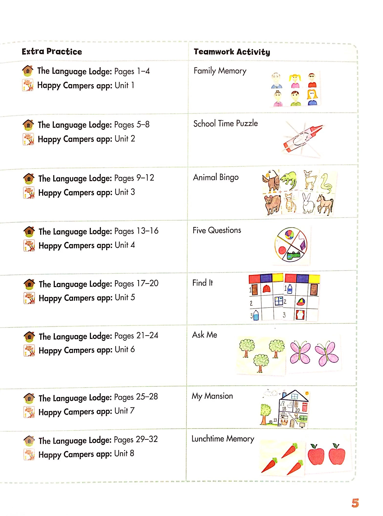 Bộ Happy Campers Level 1 Student's Book/Language Lodge - Ảnh 4