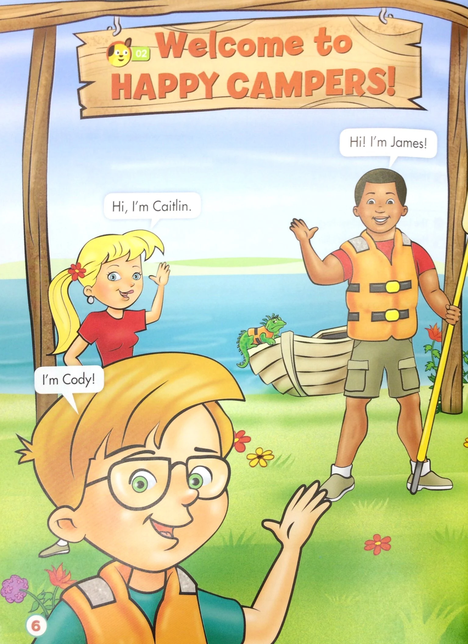 Bộ Happy Campers Level 1 Student's Book/Language Lodge - Ảnh 5