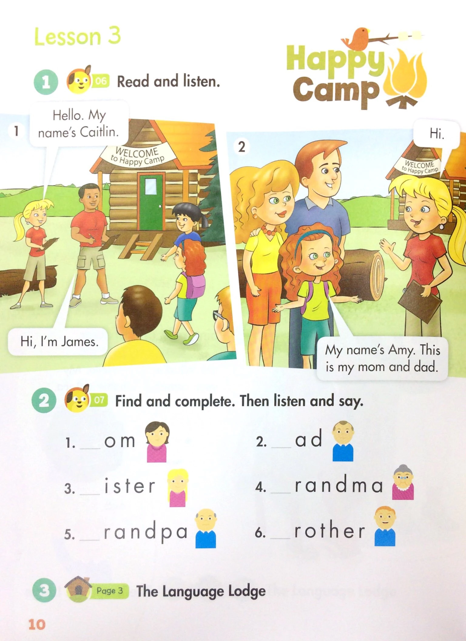 Bộ Happy Campers Level 1 Student's Book/Language Lodge - Ảnh 9