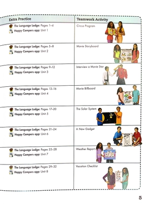 bộ happy campers level 6 student's book/language lodge - Ảnh 5