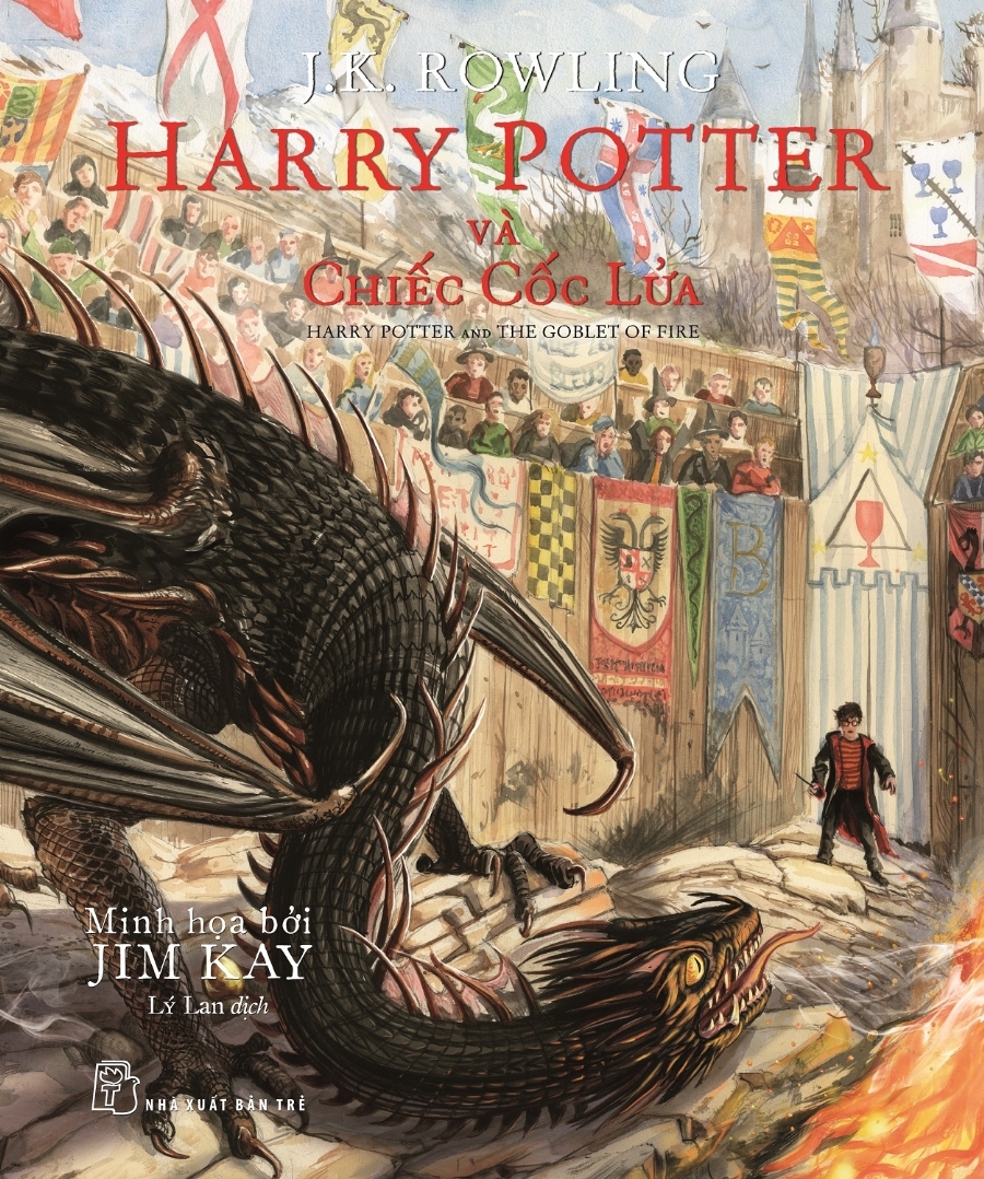 bộ harry potter và chiếc cốc lửa - bản đặc biệt có tranh minh họa màu - Ảnh 2