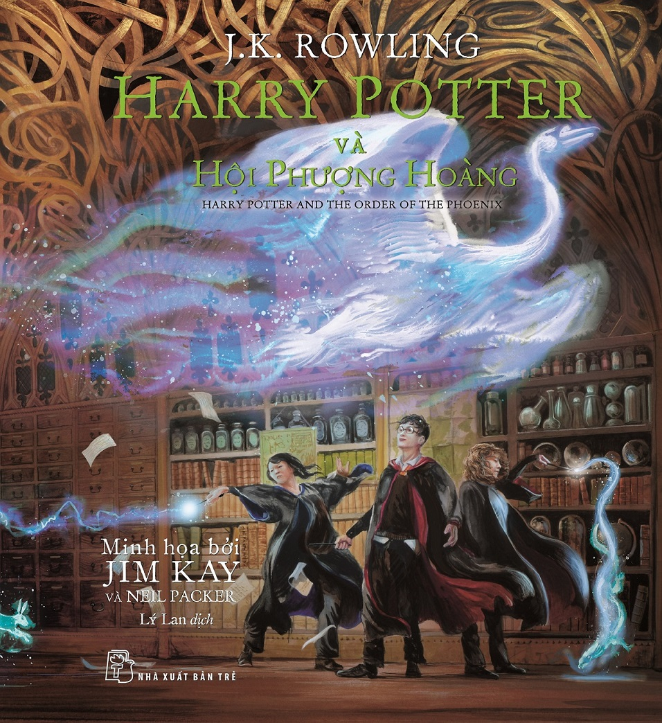 bộ harry potter và hội phượng hoàng - tập 05 - phiên bản màu - bìa cứng - Ảnh 2