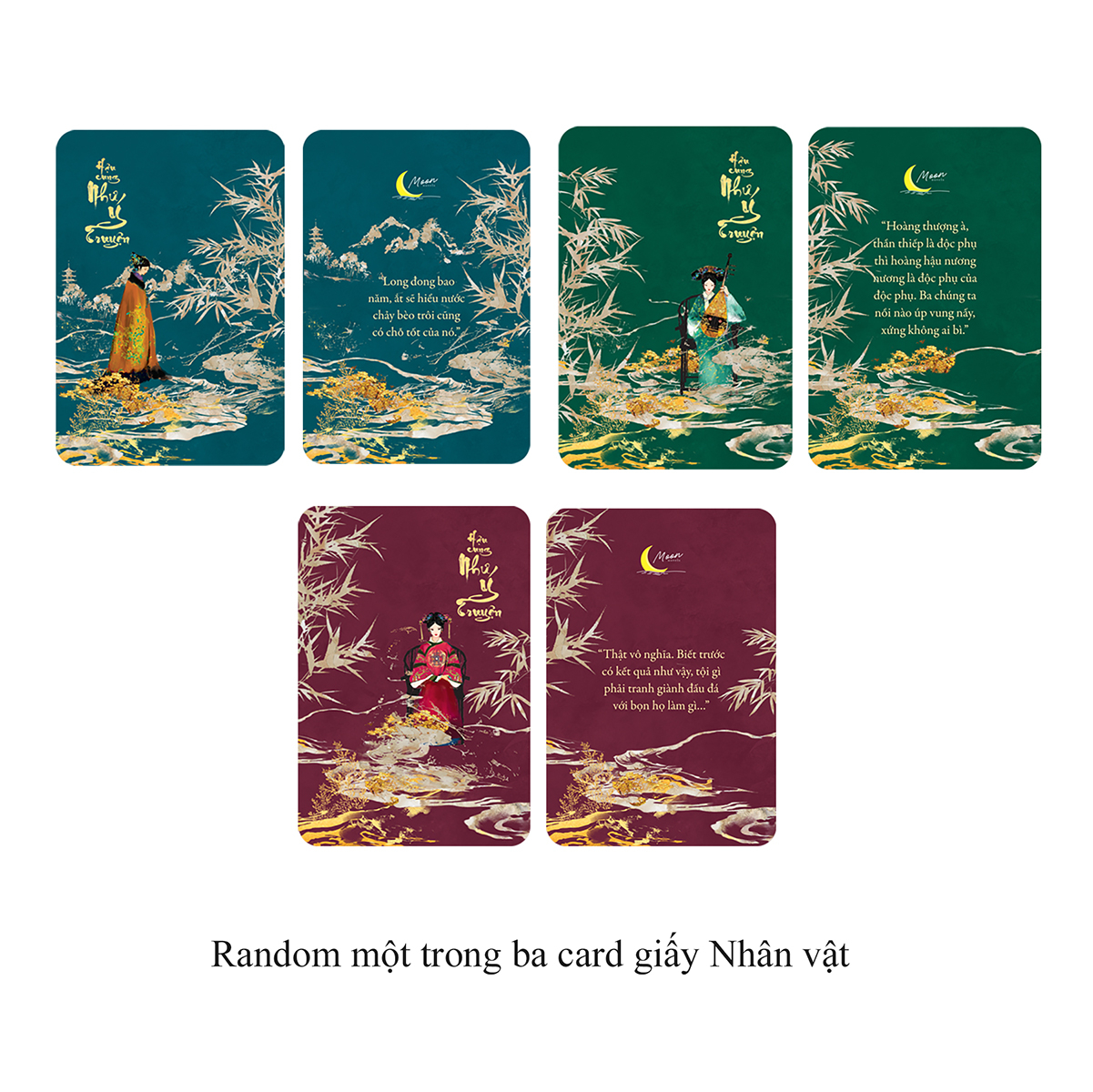 bộ hậu cung như ý truyện - tập 3 - tặng kèm bookmark lục giác bồi cứng + random một trong 3 card giấy nhân vật - Ảnh 4