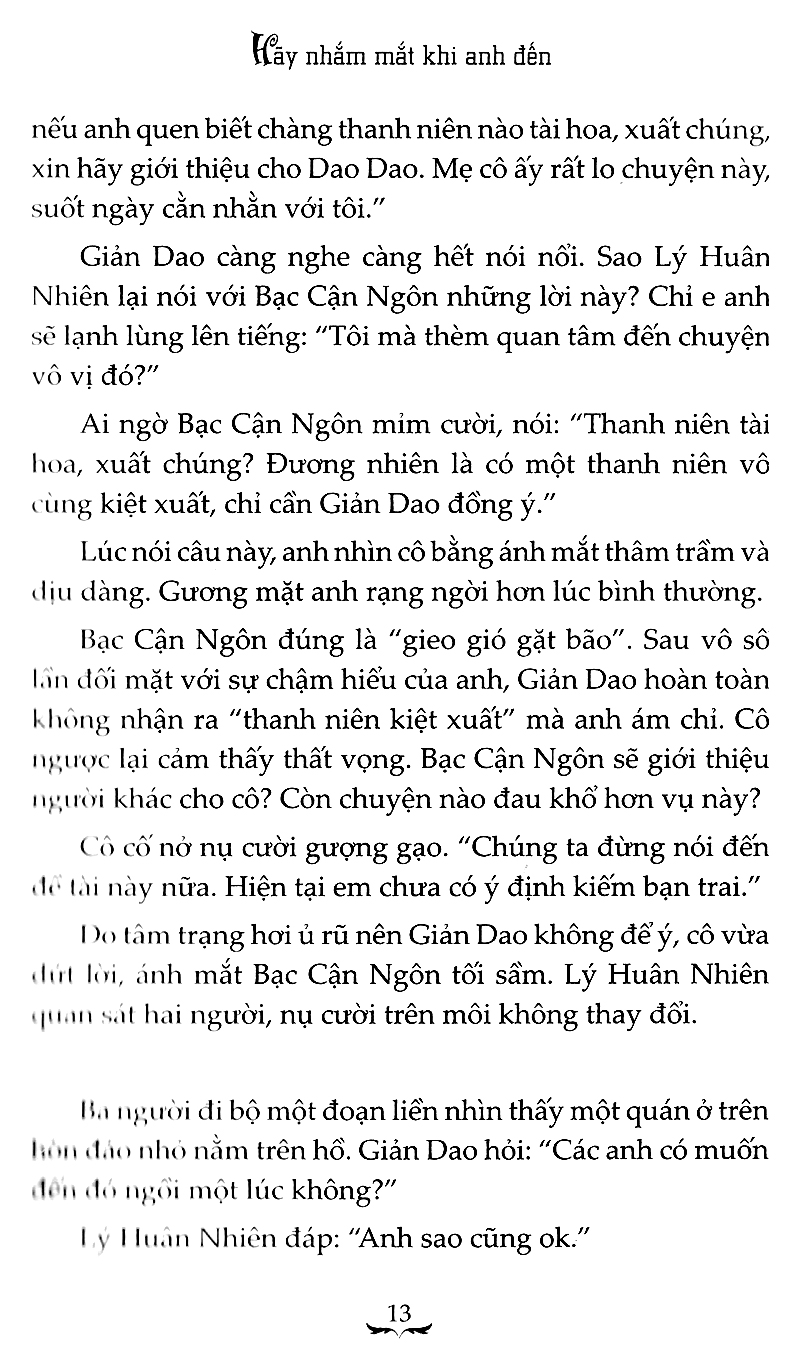 bộ hãy nhắm mắt khi anh đến 2 (tái bản 2019) - Ảnh 11