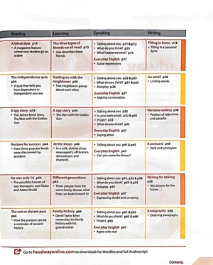 bộ headway 5th edition: pre-intermediate: student's book a with online practice (units 1 - 6) - Ảnh 4