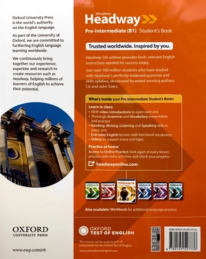 bộ headway 5th edition: pre-intermediate: student's book a with online practice (units 1 - 6) - Ảnh 7