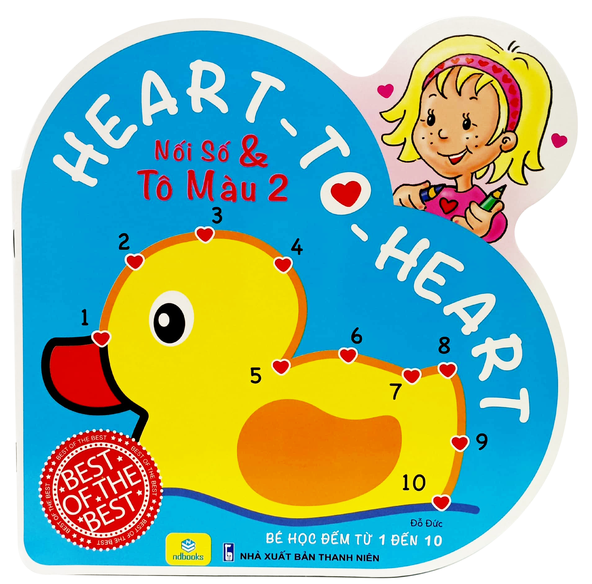 bộ heart to heart - nối số và tô màu 2 - Ảnh 2