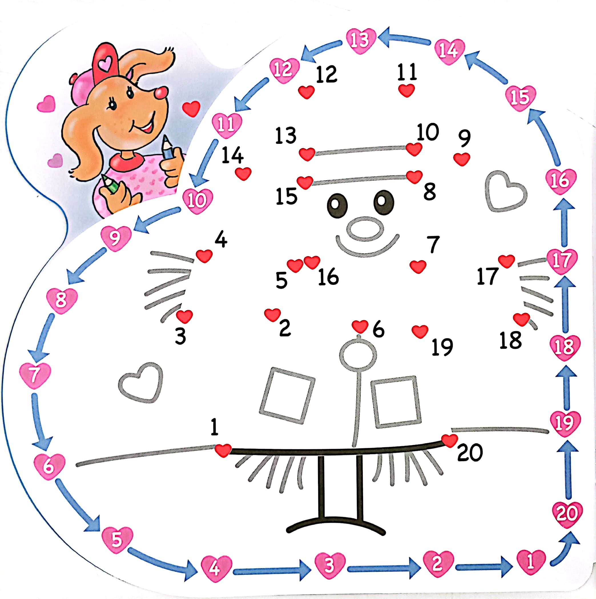 Bộ Heart To Heart - Nối Số Và Tô Màu - Tập 3 (Tái Bản 2025) - Ảnh 3