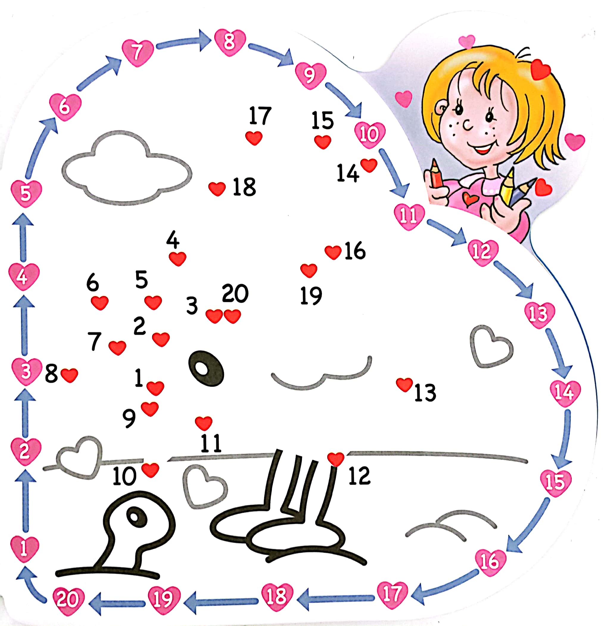 Bộ Heart To Heart - Nối Số Và Tô Màu - Tập 3 (Tái Bản 2025) - Ảnh 4