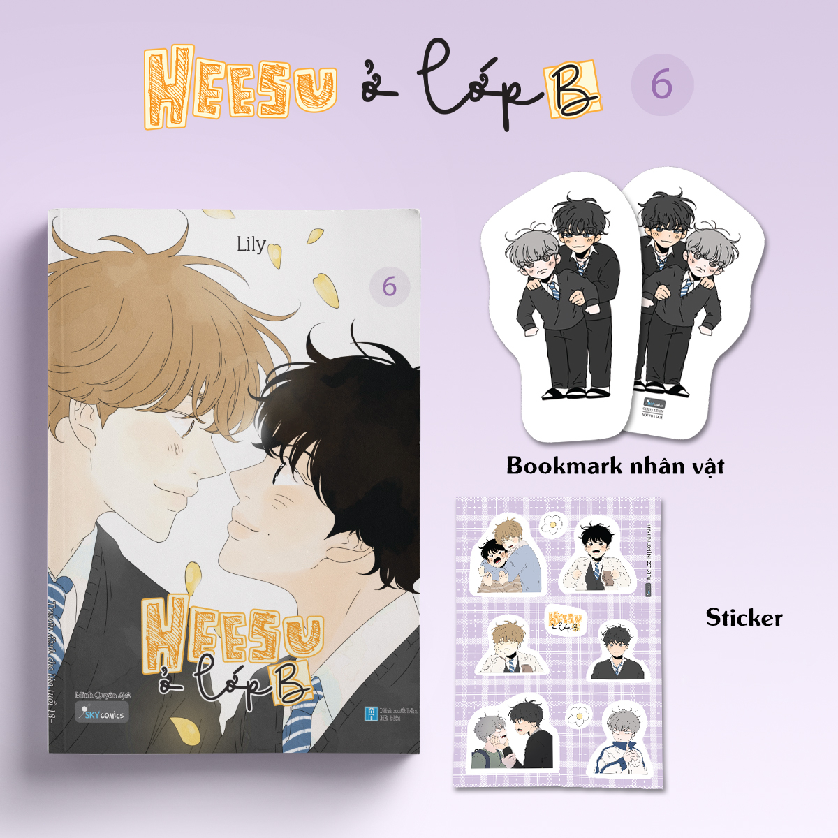 Bộ Heesu Ở Lớp B - Tập 6 - Tặng Kèm Bookmark Bồi Cứng + Sticker - Ảnh 2