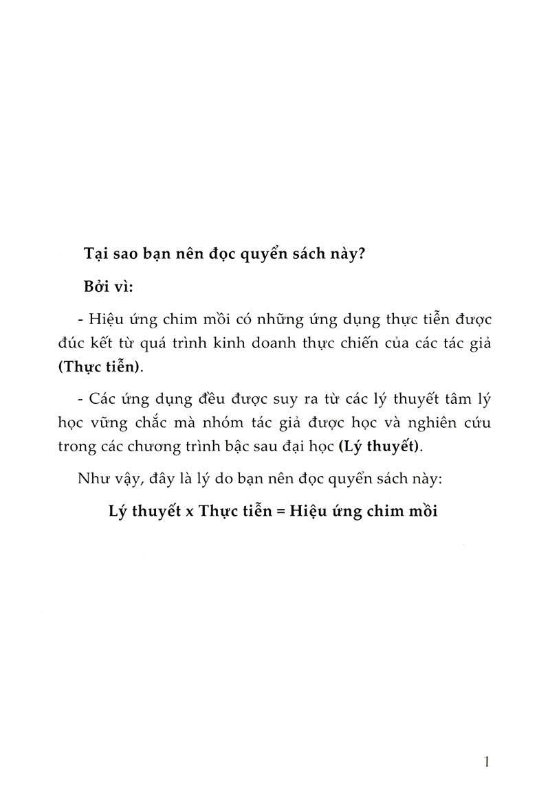 bộ hiệu ứng chim mồi - tập 1 (tái bản 2023) - Ảnh 5