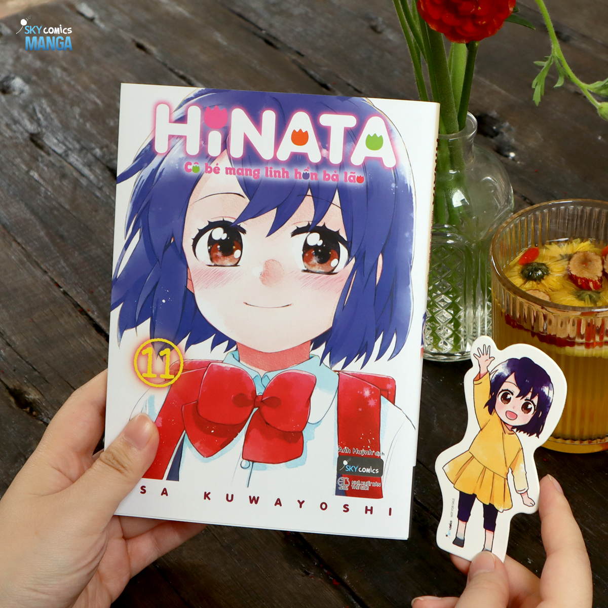 bộ hinata cô bé mang linh hồn bà lão - tập 11 - tặng kèm bookmark bế hình nhân vật 1 mặt - Ảnh 4