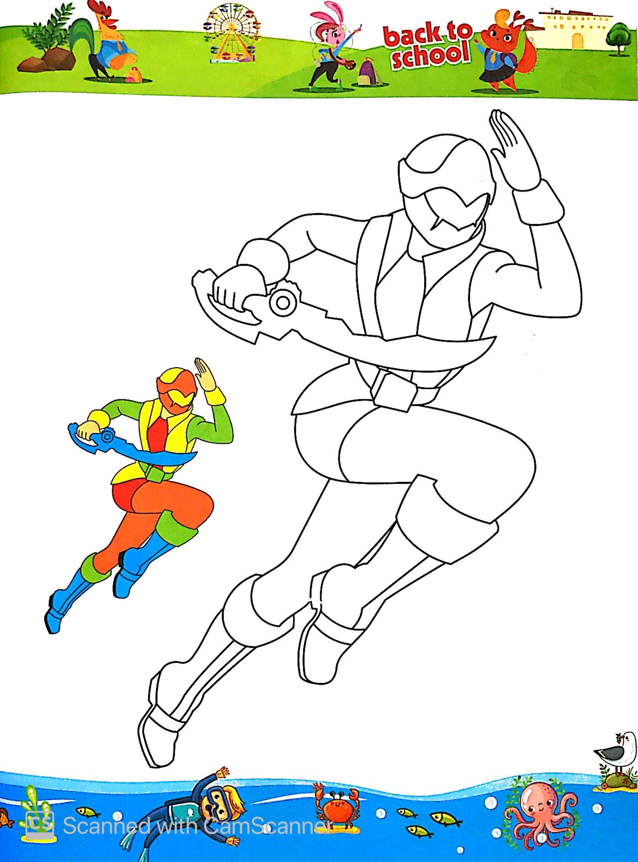 bộ hình dán sticker - bé tập tô màu - quyển 10 - Ảnh 3