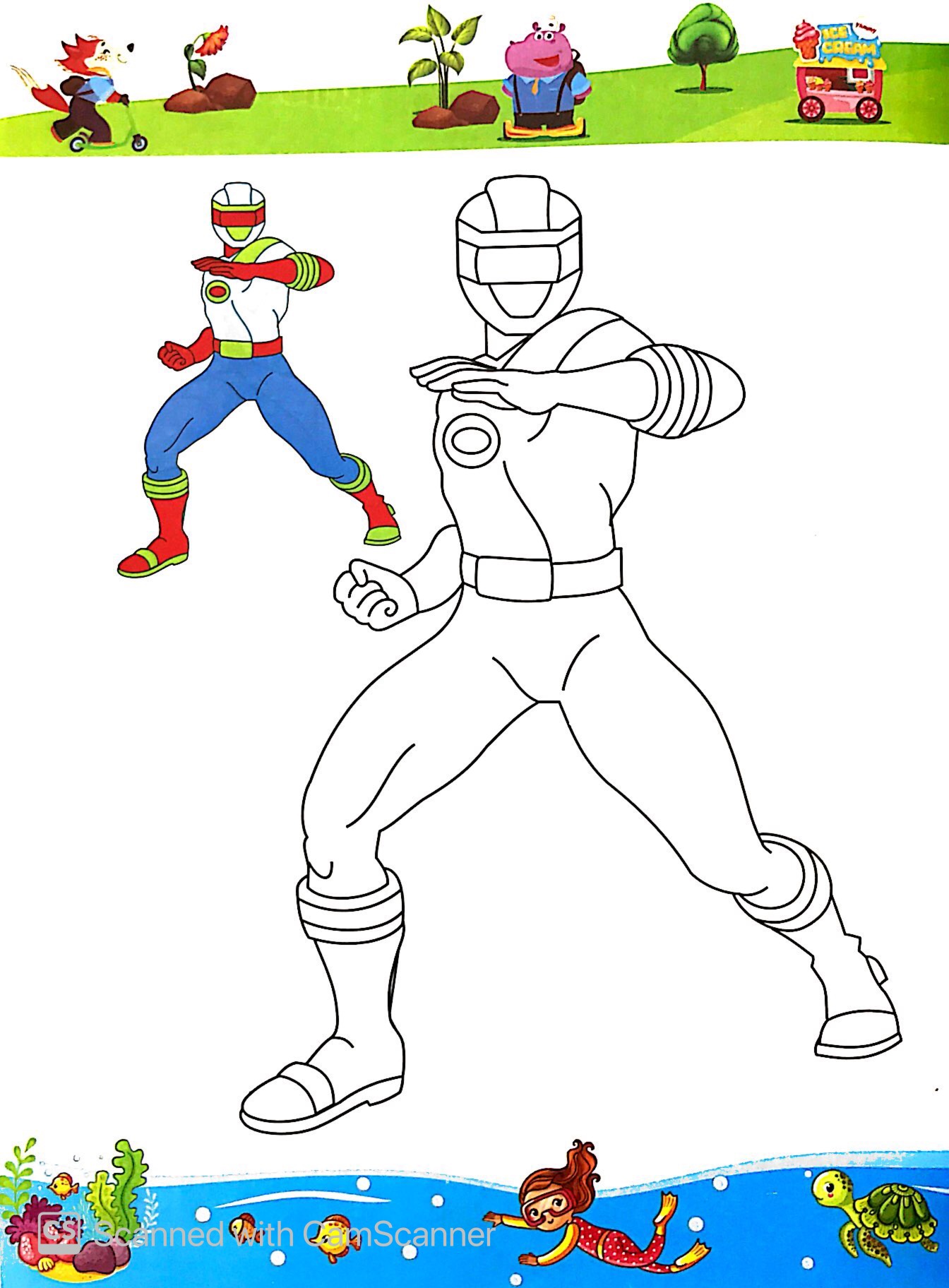 bộ hình dán sticker - bé tập tô màu - quyển 10 - Ảnh 4