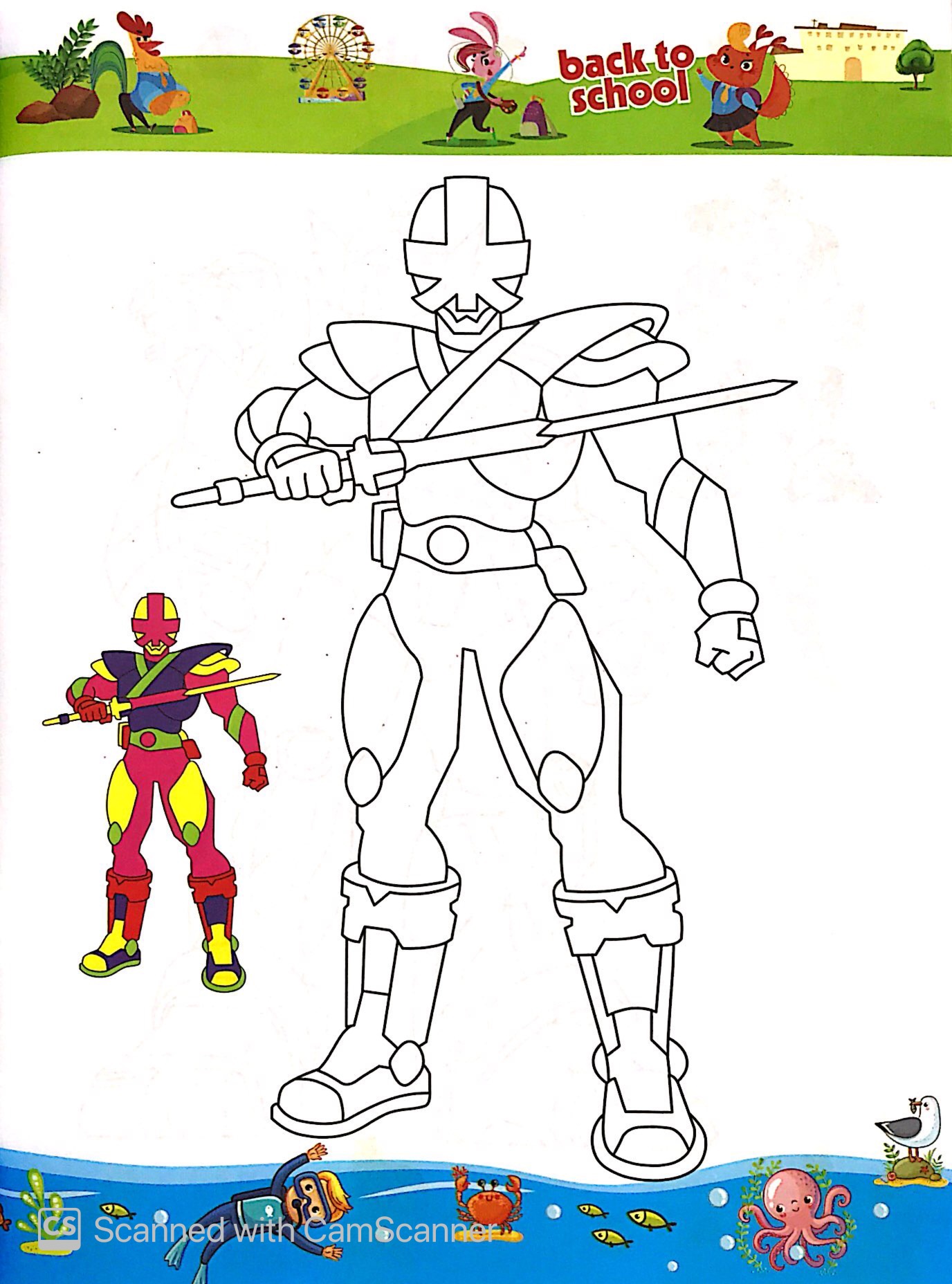 bộ hình dán sticker - bé tập tô màu - quyển 10 - Ảnh 5