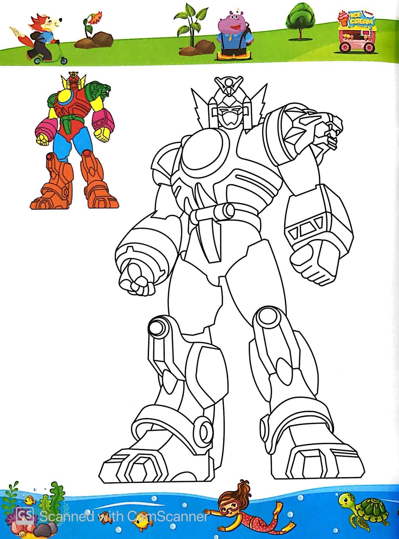 bộ hình dán sticker - bé tập tô màu - quyển 10 - Ảnh 6