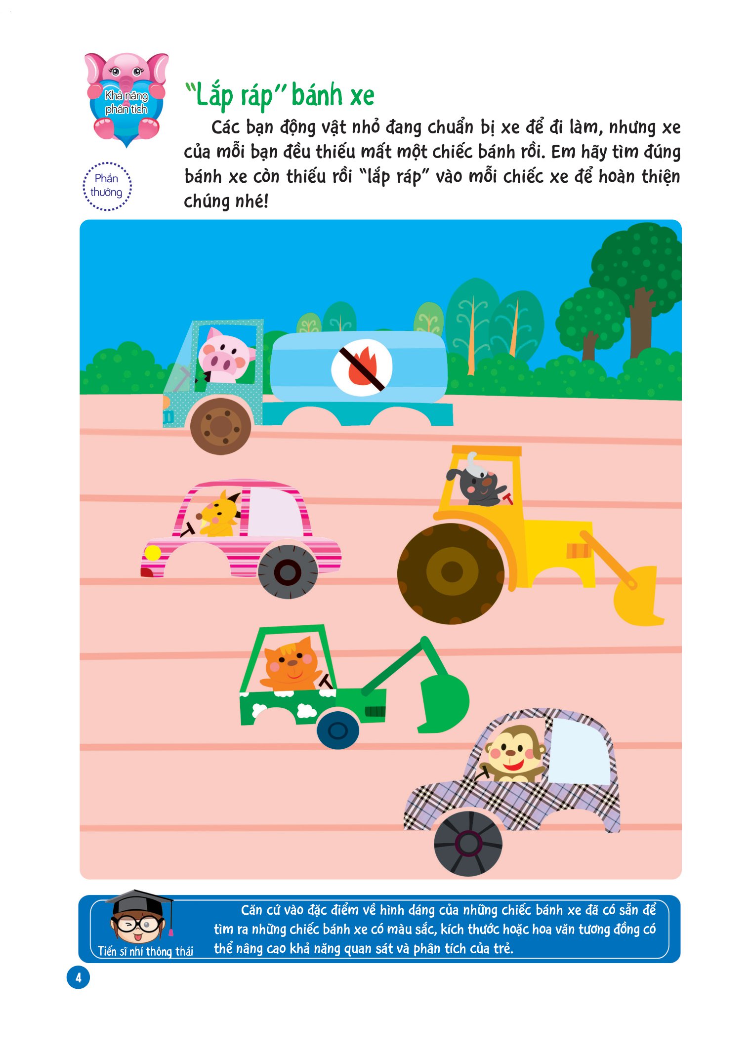 bộ hình dán thú vị, rèn luyện tư duy 3 - Ảnh 5