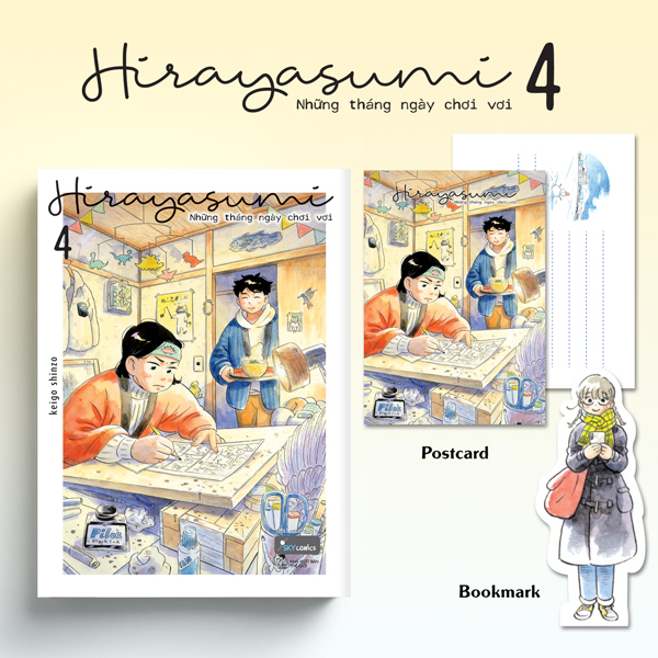 Bộ Hirayasumi - Những Tháng Ngày Chơi Vơi - Tập 4 - Tặng Kèm Bookmark Nhân Vật + Postcard Bồi Cứng