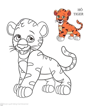 bộ họa sĩ nhí tô màu - loài vật (2) - Ảnh 4