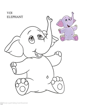 bộ họa sĩ nhí tô màu - loài vật (2) - Ảnh 5