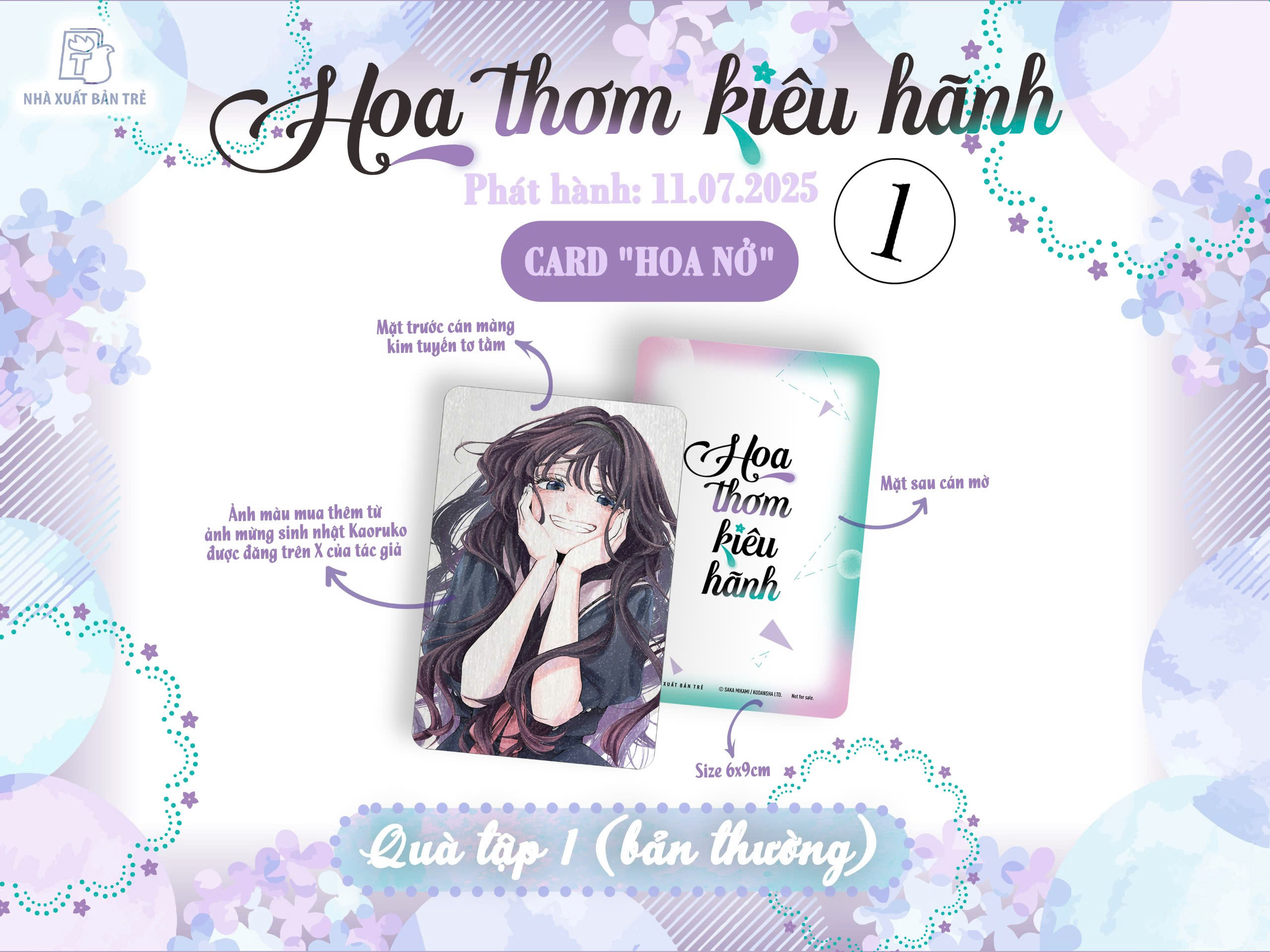 Bộ Hoa Thơm Kiêu Hãnh - Tập 1 - Tặng kèm: Bìa rời cán bóng, Card Hoa nở, Thiệp giấy Cửa sổ phía bên kia, Standee PVC Nơi ta bắt đầu - Ảnh 4