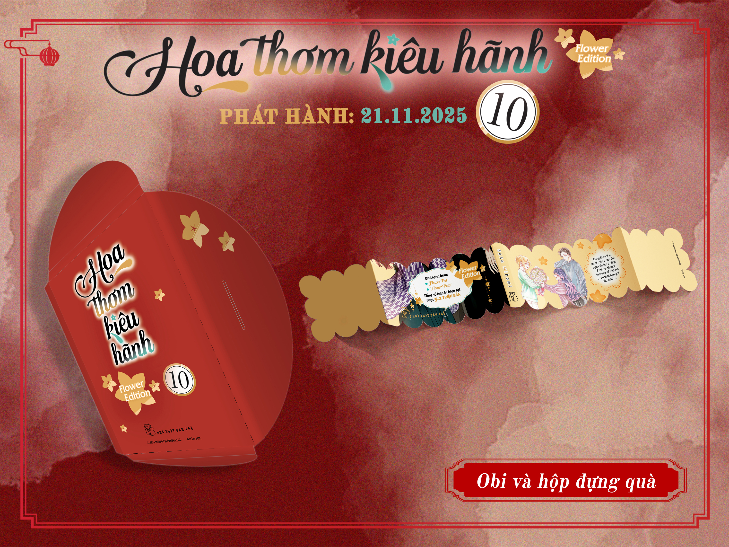 Bộ Hoa Thơm Kiêu Hãnh - Tập 10 - Flower Edition - Tặng Kèm Lịch Giấy Để Bàn + Móc Khóa Mica + Hộp Giấy Đựng Quà - Ảnh 5