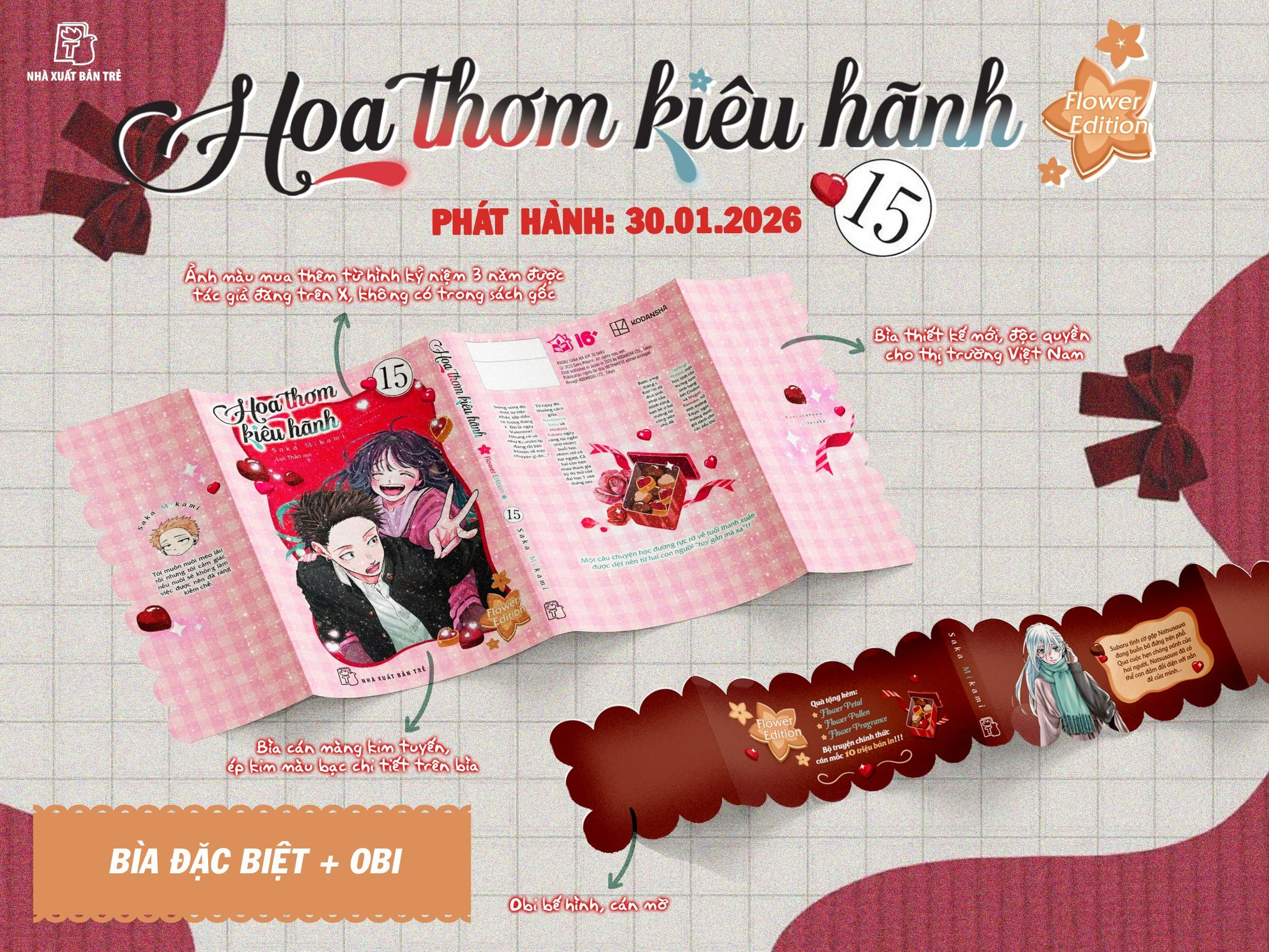 Bộ
						
										
										Hoa Thơm Kiêu Hãnh - Tập 15 - Flower Edition - Tặng Kèm Card Giấy + Postcard Truyện Mini + Móc Khóa Acrylic + Hộp Giấy Đựng Quà - Ảnh 3