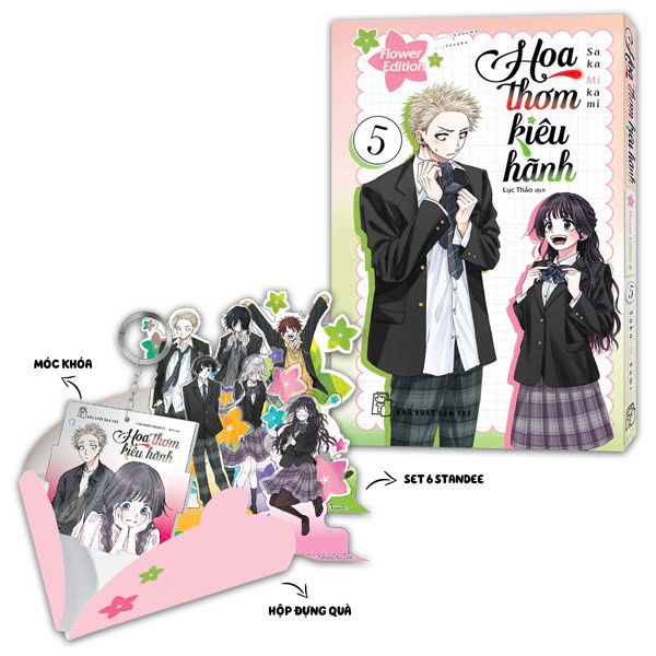 Bộ Hoa Thơm Kiêu Hãnh - Tập 5 - Flower Edition - Tặng Kèm Set 6 Standee PVC + Móc Khóa Mica + Hộp Giấy Đựng Quà