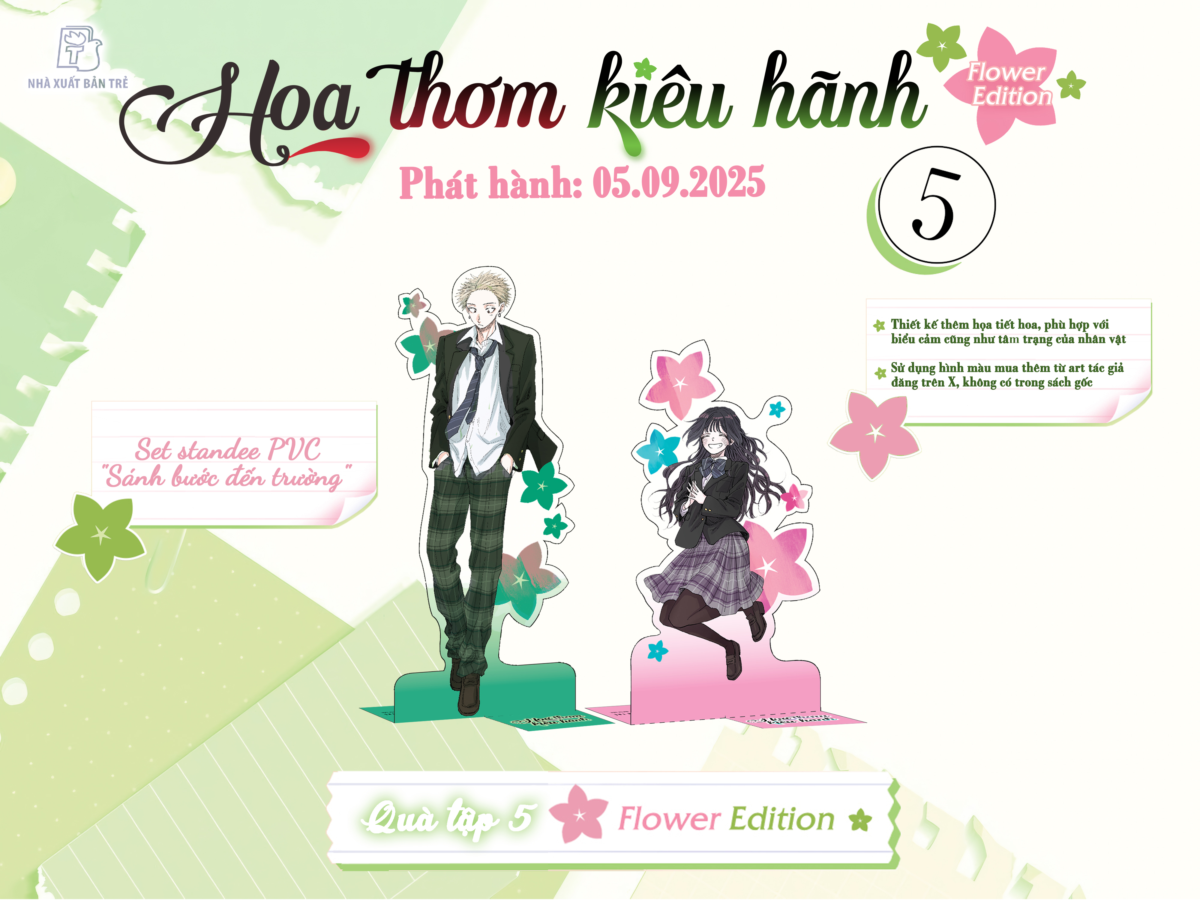 Bộ Hoa Thơm Kiêu Hãnh - Tập 5 - Flower Edition - Tặng Kèm Set 6 Standee PVC + Móc Khóa Mica + Hộp Giấy Đựng Quà - Ảnh 5