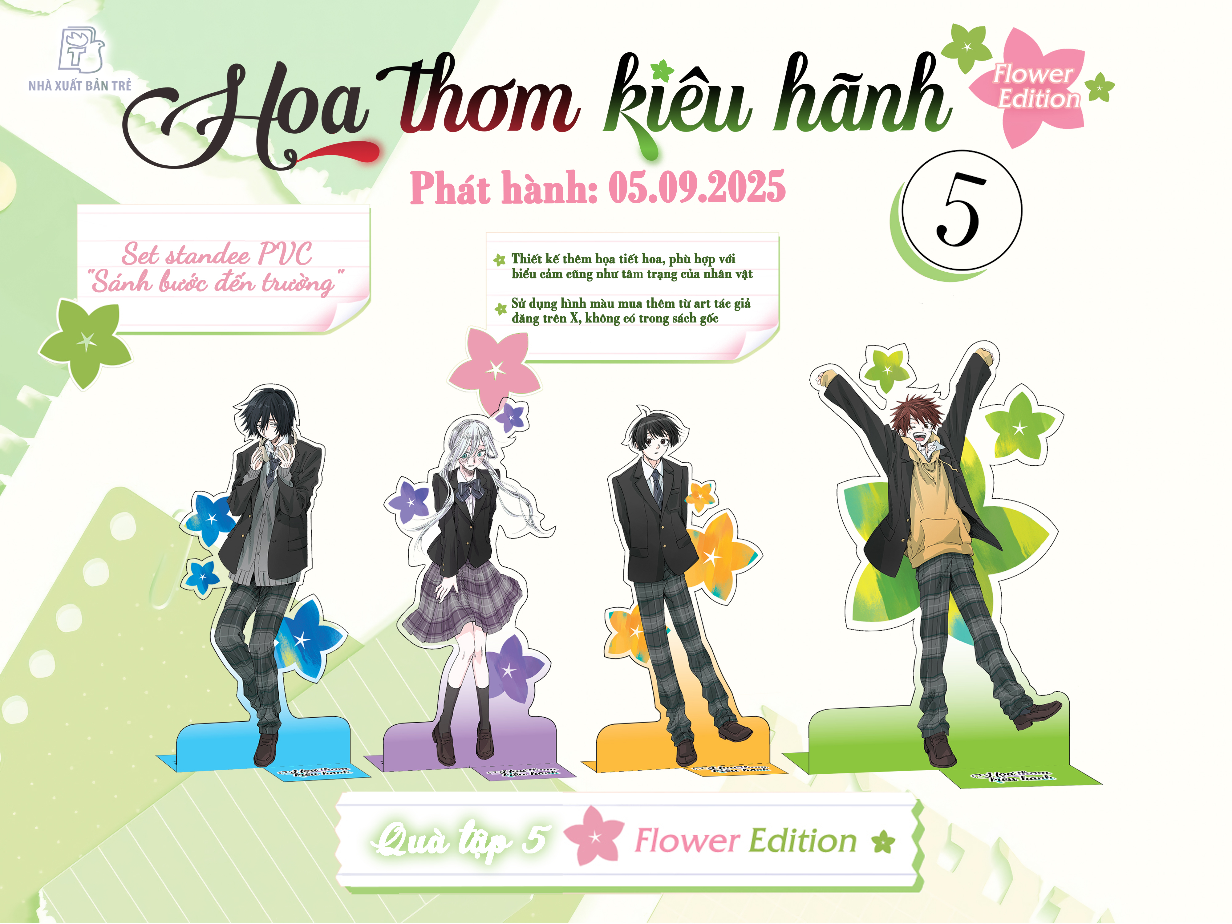 Bộ Hoa Thơm Kiêu Hãnh - Tập 5 - Flower Edition - Tặng Kèm Set 6 Standee PVC + Móc Khóa Mica + Hộp Giấy Đựng Quà - Ảnh 6