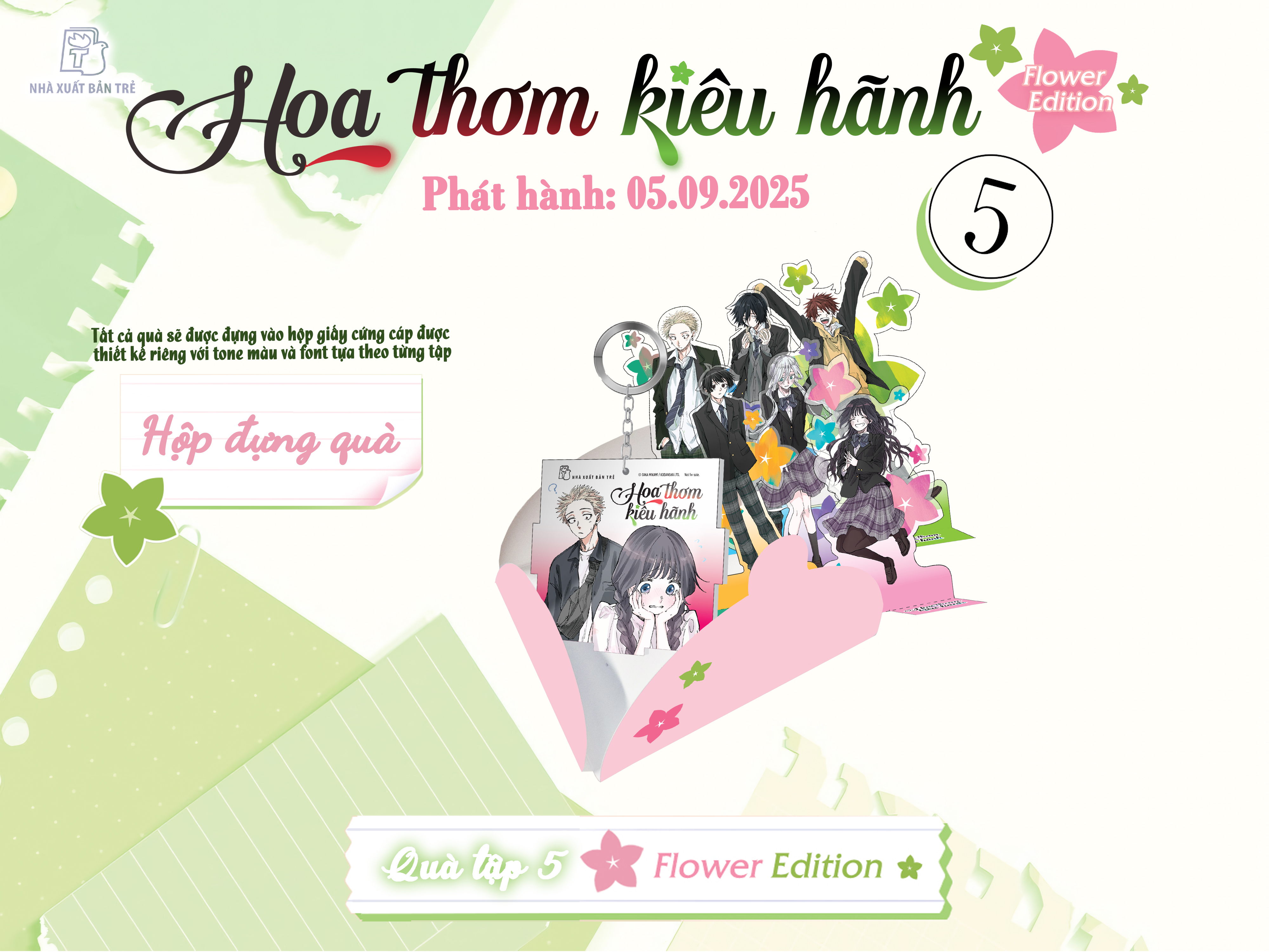 Bộ Hoa Thơm Kiêu Hãnh - Tập 5 - Flower Edition - Tặng Kèm Set 6 Standee PVC + Móc Khóa Mica + Hộp Giấy Đựng Quà - Ảnh 7