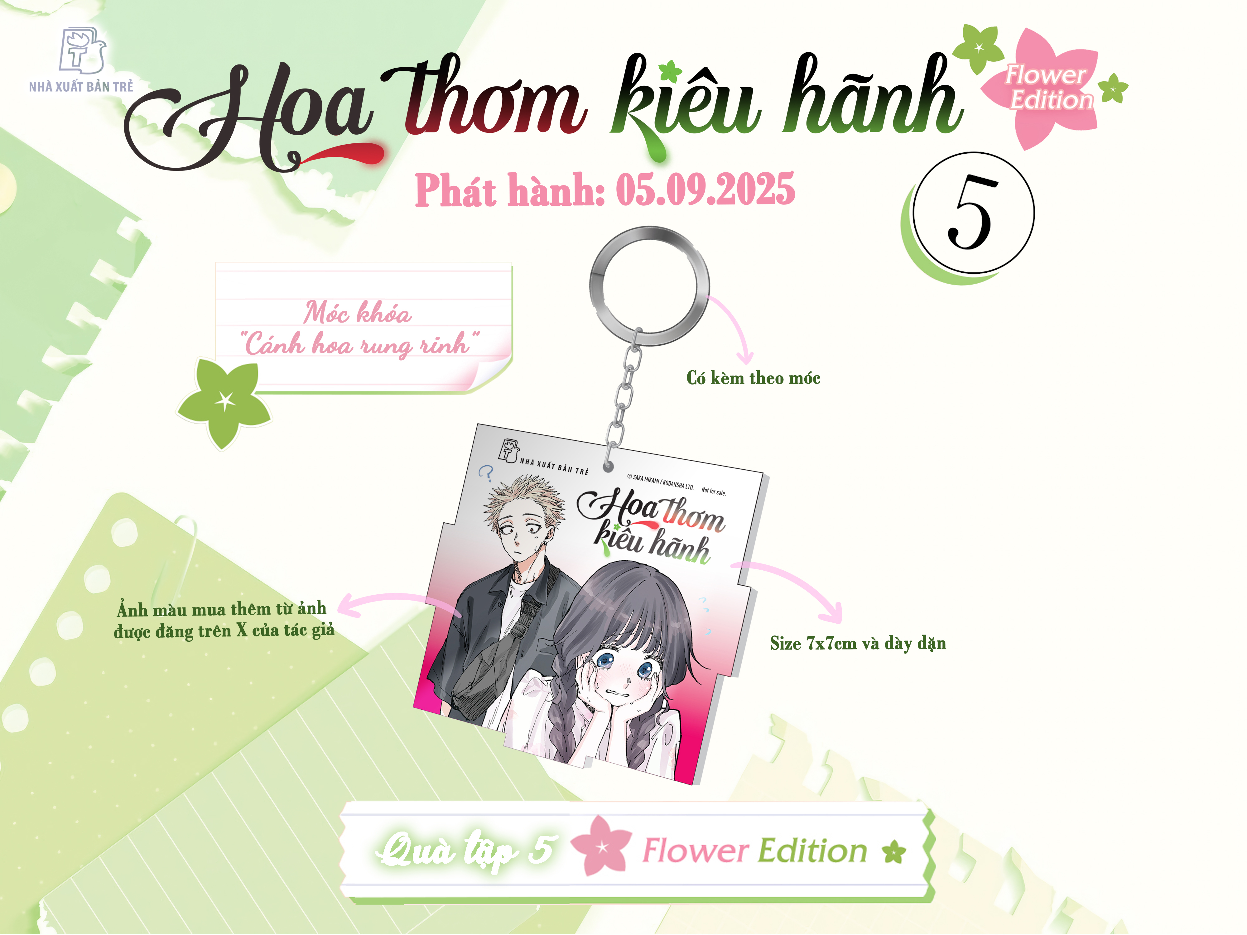 Bộ Hoa Thơm Kiêu Hãnh - Tập 5 - Flower Edition - Tặng Kèm Set 6 Standee PVC + Móc Khóa Mica + Hộp Giấy Đựng Quà - Ảnh 8
