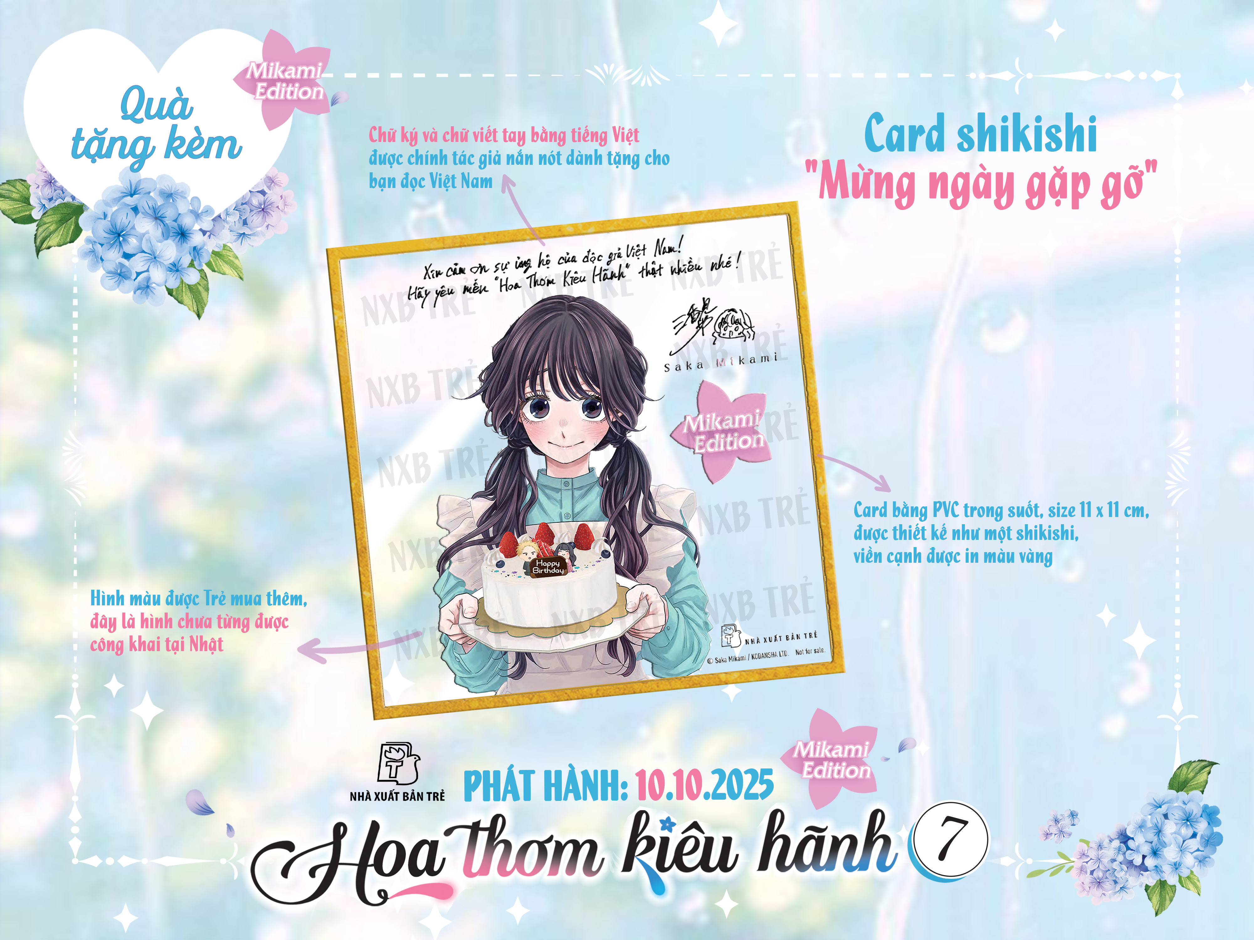 Bộ Hoa Thơm Kiêu Hãnh - Tập 7 - Mikami Edition - Tặng Kèm Card Shikishi + Standee Mica + Mini Poster + Bao Đựng Quà - Ảnh 4