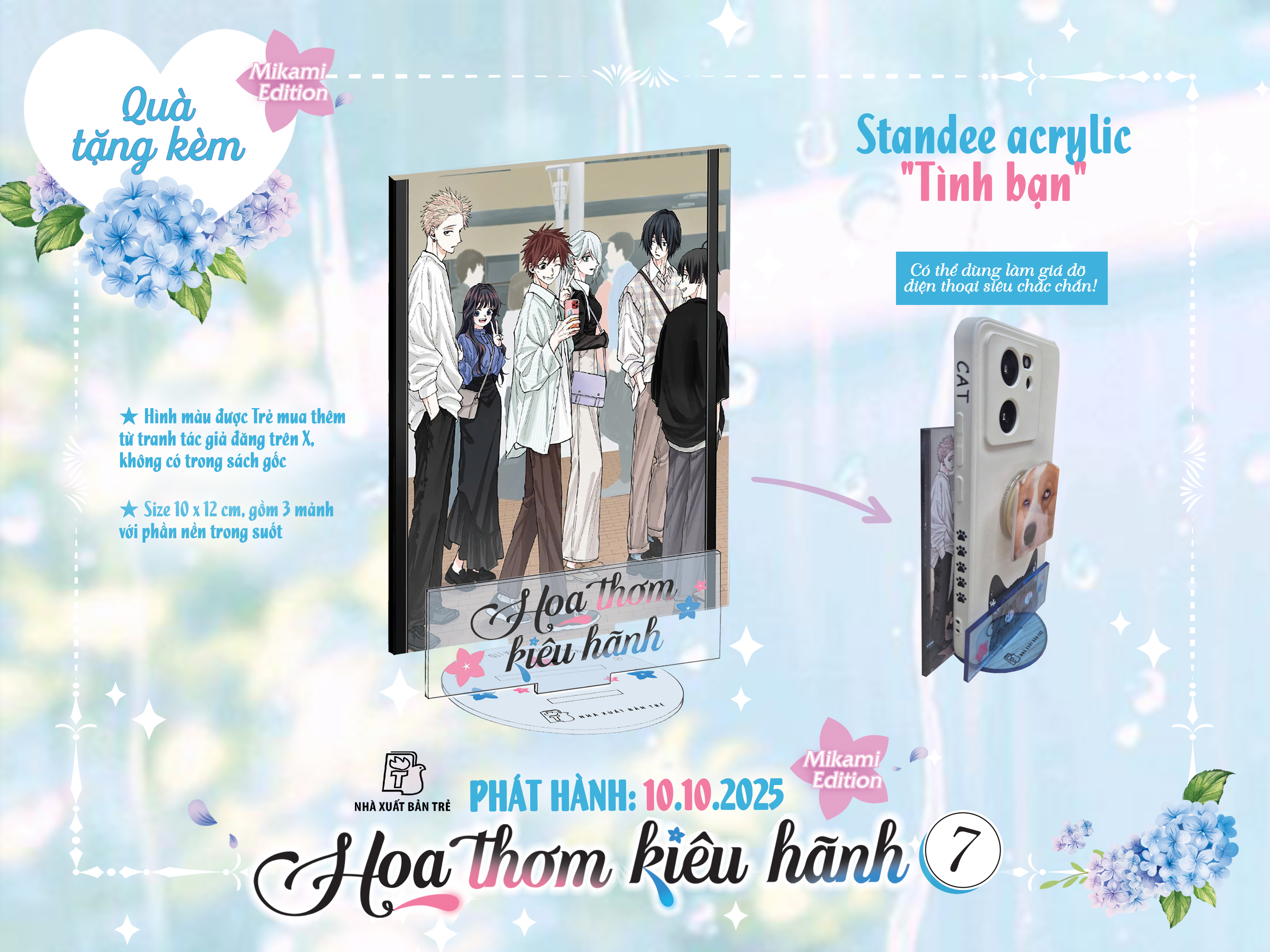 Bộ Hoa Thơm Kiêu Hãnh - Tập 7 - Mikami Edition - Tặng Kèm Card Shikishi + Standee Mica + Mini Poster + Bao Đựng Quà - Ảnh 5