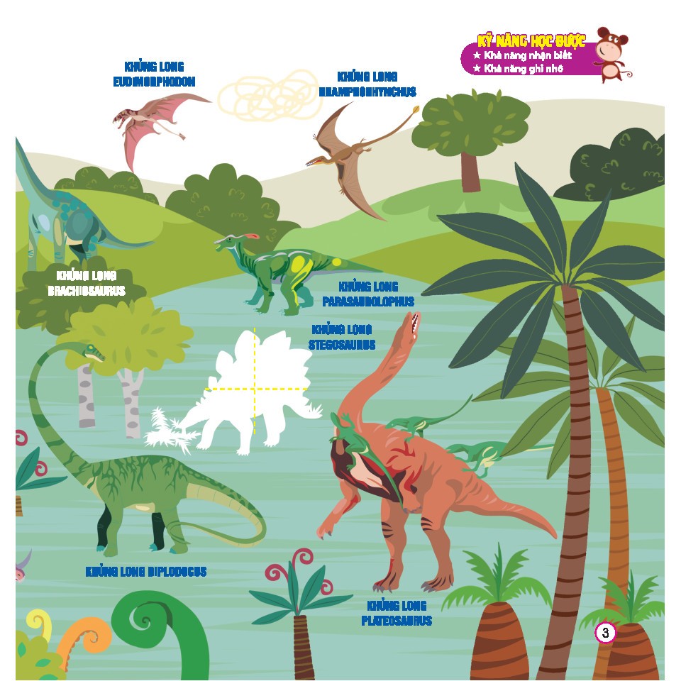 Bộ Hoàn Thiện Kỹ Năng 3-7 Tuổi - Bóc Dán Hình Thông Minh - Công Viên Khủng Long Jura - Ảnh 4