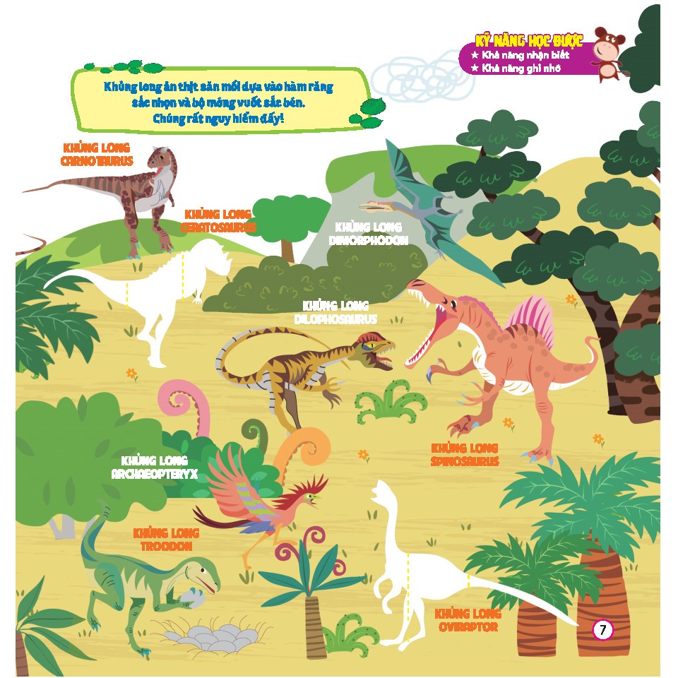 Bộ Hoàn Thiện Kỹ Năng 3-7 Tuổi - Bóc Dán Hình Thông Minh - Công Viên Khủng Long Jura - Ảnh 8