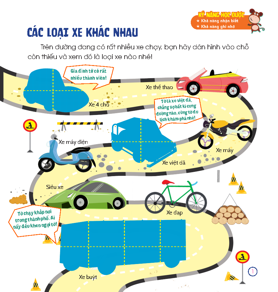 Bộ Hoàn Thiện Kỹ Năng 3-7 Tuổi - Bóc Dán Hình Thông Minh - Giao Thông Sôi Động - Ảnh 3