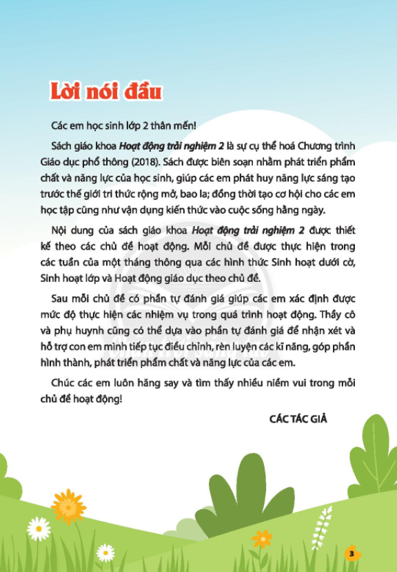 bộ hoạt động trải nghiệm 2 (chân trời sáng tạo) (chuẩn) - Ảnh 5