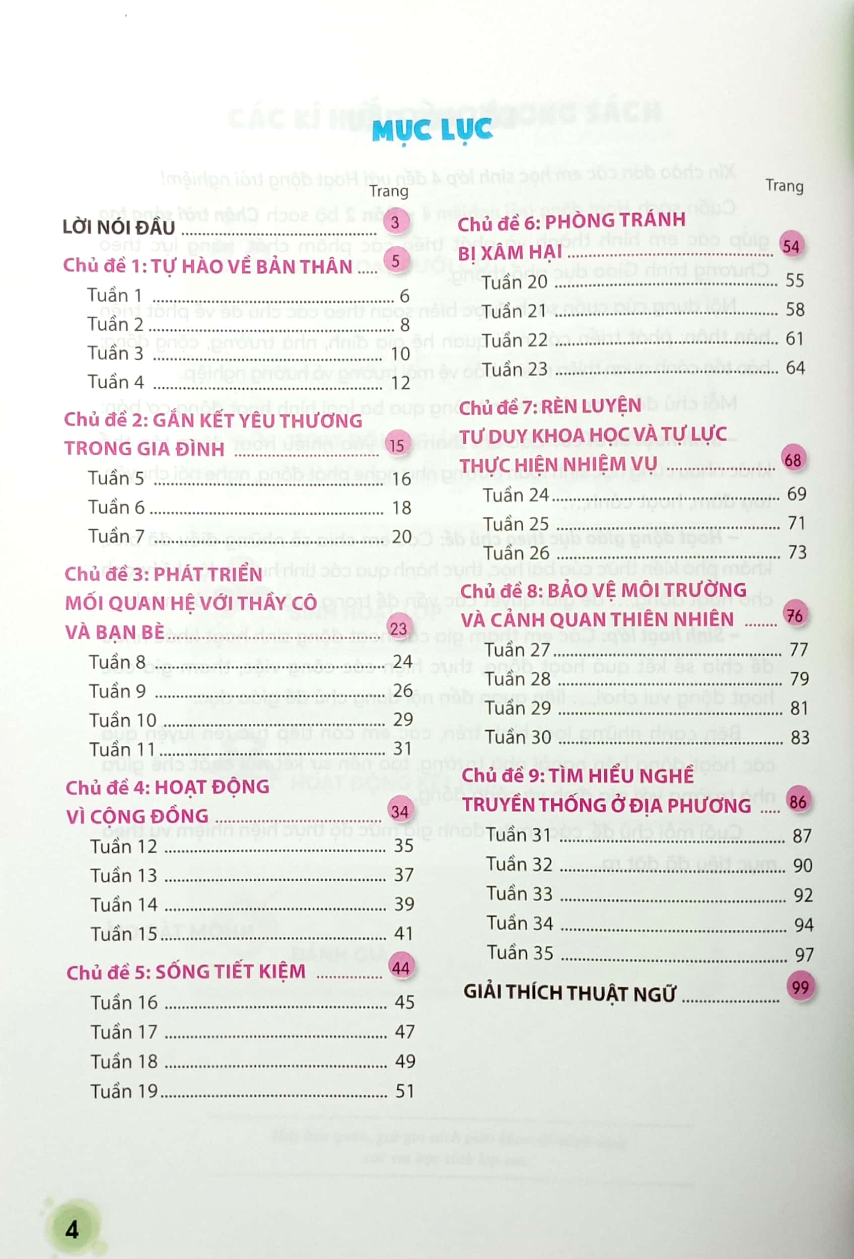 bộ hoạt động trải nghiệm 4 - bản 2 (chân trời sáng tạo) (chuẩn) - Ảnh 3