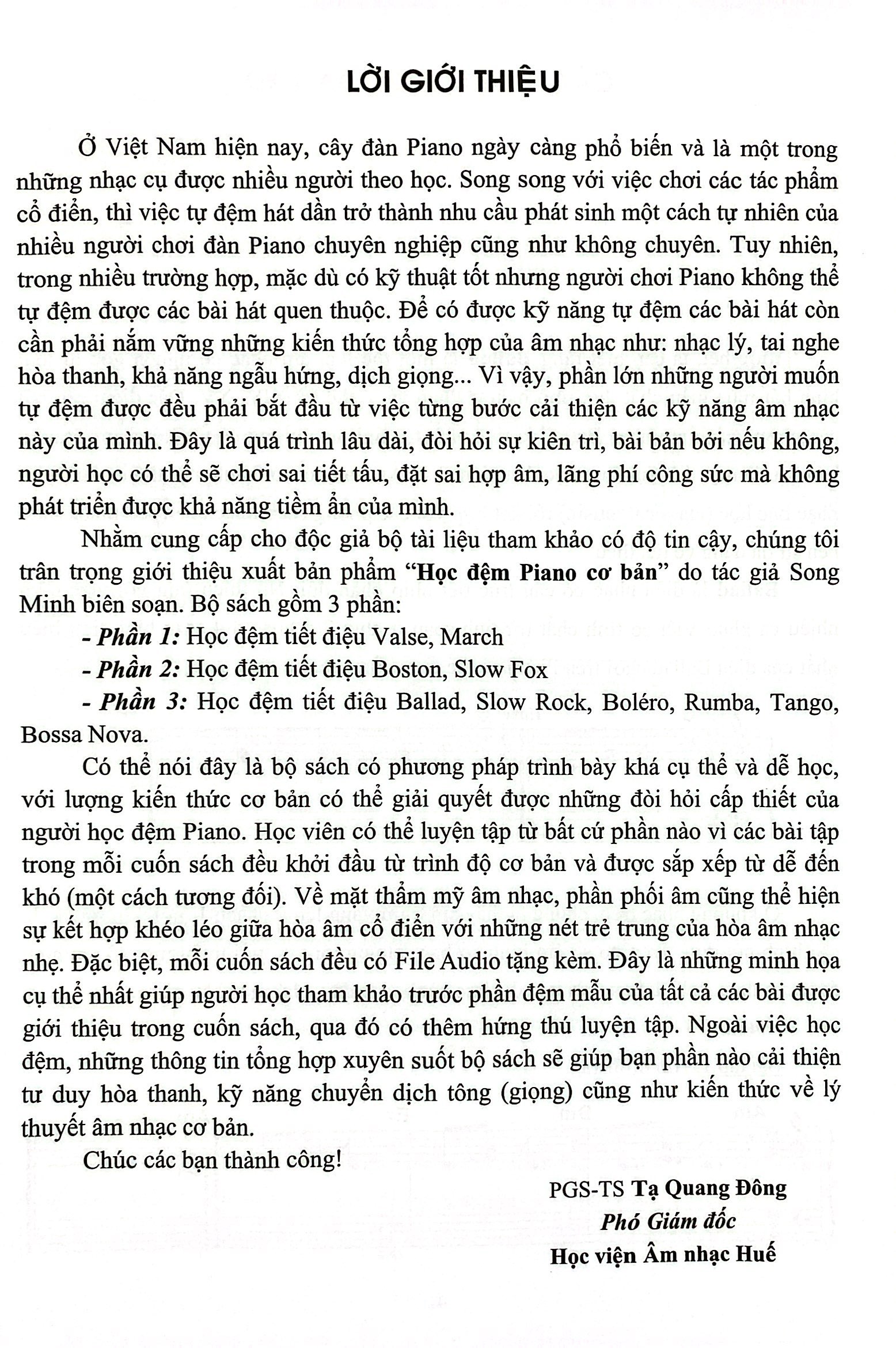 bộ học đệm piano (cơ bản) - tập 3 (tái bản 2020) - Ảnh 3