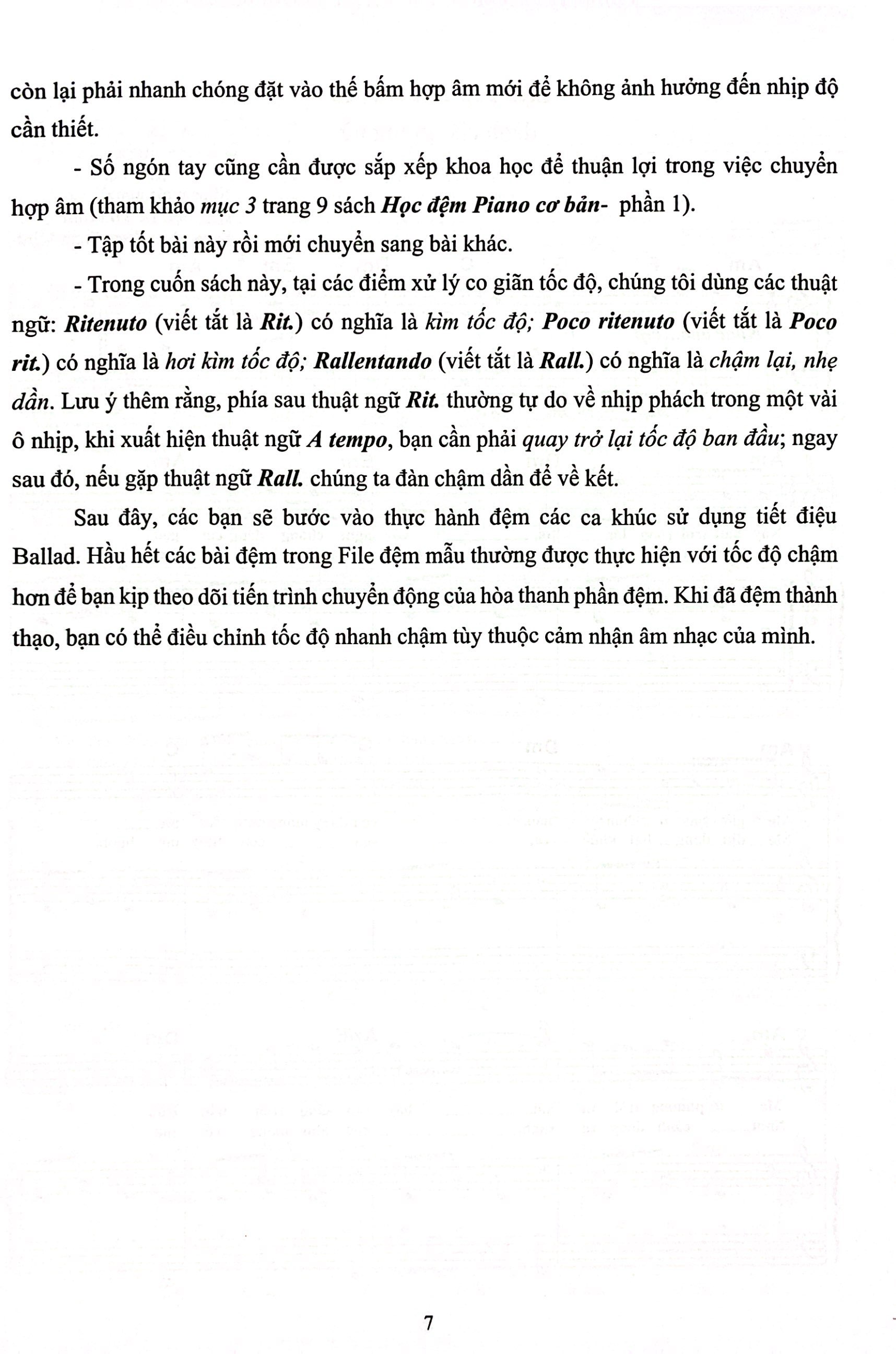 bộ học đệm piano (cơ bản) - tập 3 (tái bản 2020) - Ảnh 5
