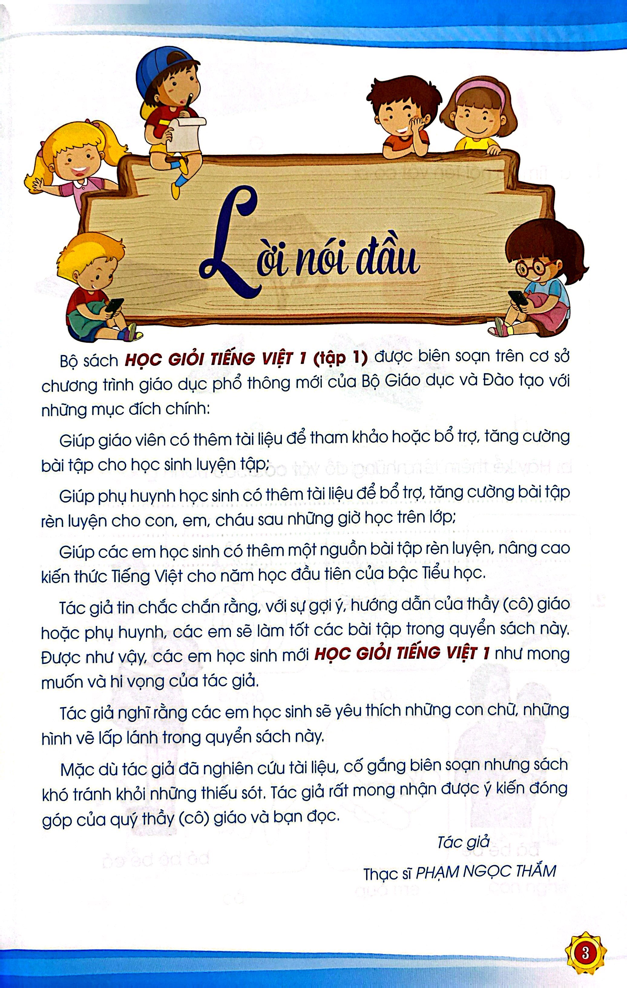 Bo
						
										
										Hoc Gioi Tieng Viet 1 - Tap 1 (Sach Bo Tro, Tang Cuong Bai Tap Cho Hoc Sinh Luyen Tap) - Ảnh 3