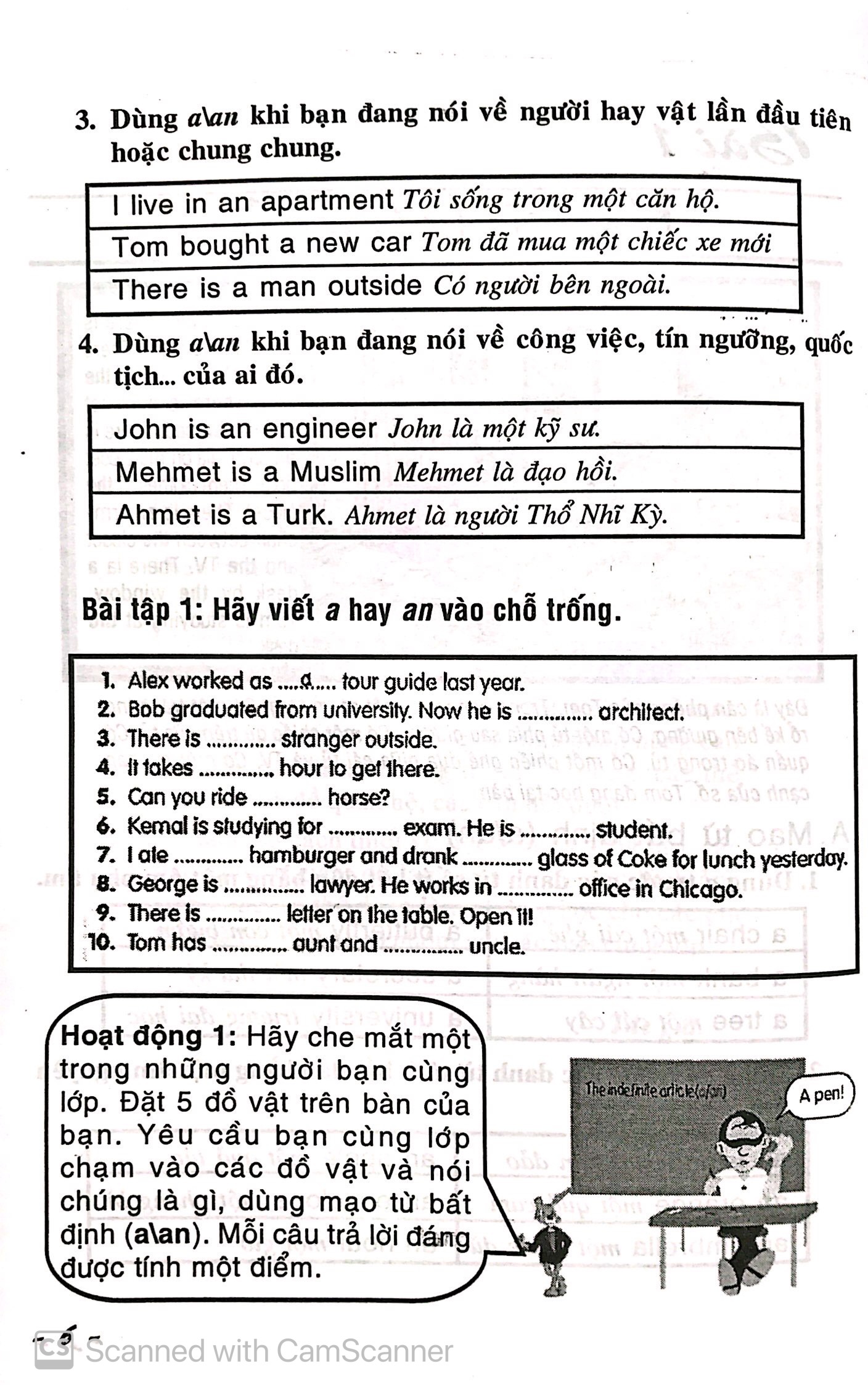 bộ học ngữ pháp tiếng anh vui nhộn qua hình - quyển 2 - Ảnh 5